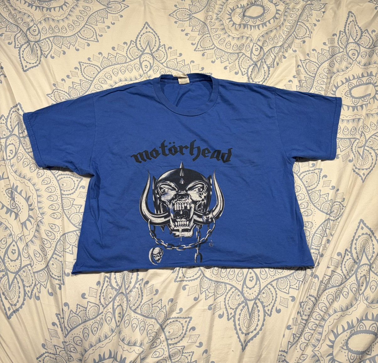 Vintage Motorhead Crop Top Shirt XL Size XL / US 12-14 / IT 48-50 - 2 Thumbnail