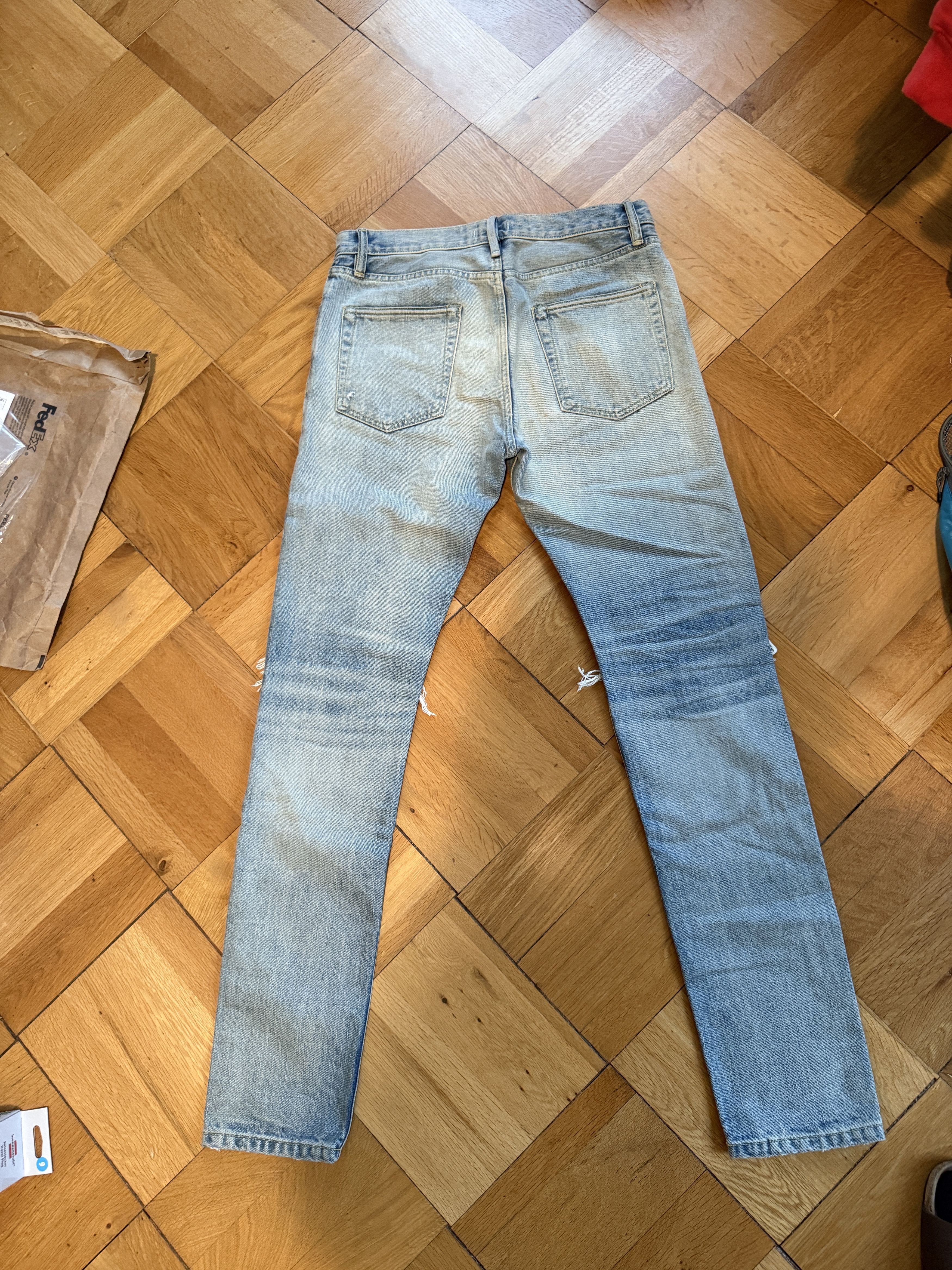 Fear of God FoG 6th Collection Distressed Denim Size US 31 - 2 Thumbnail