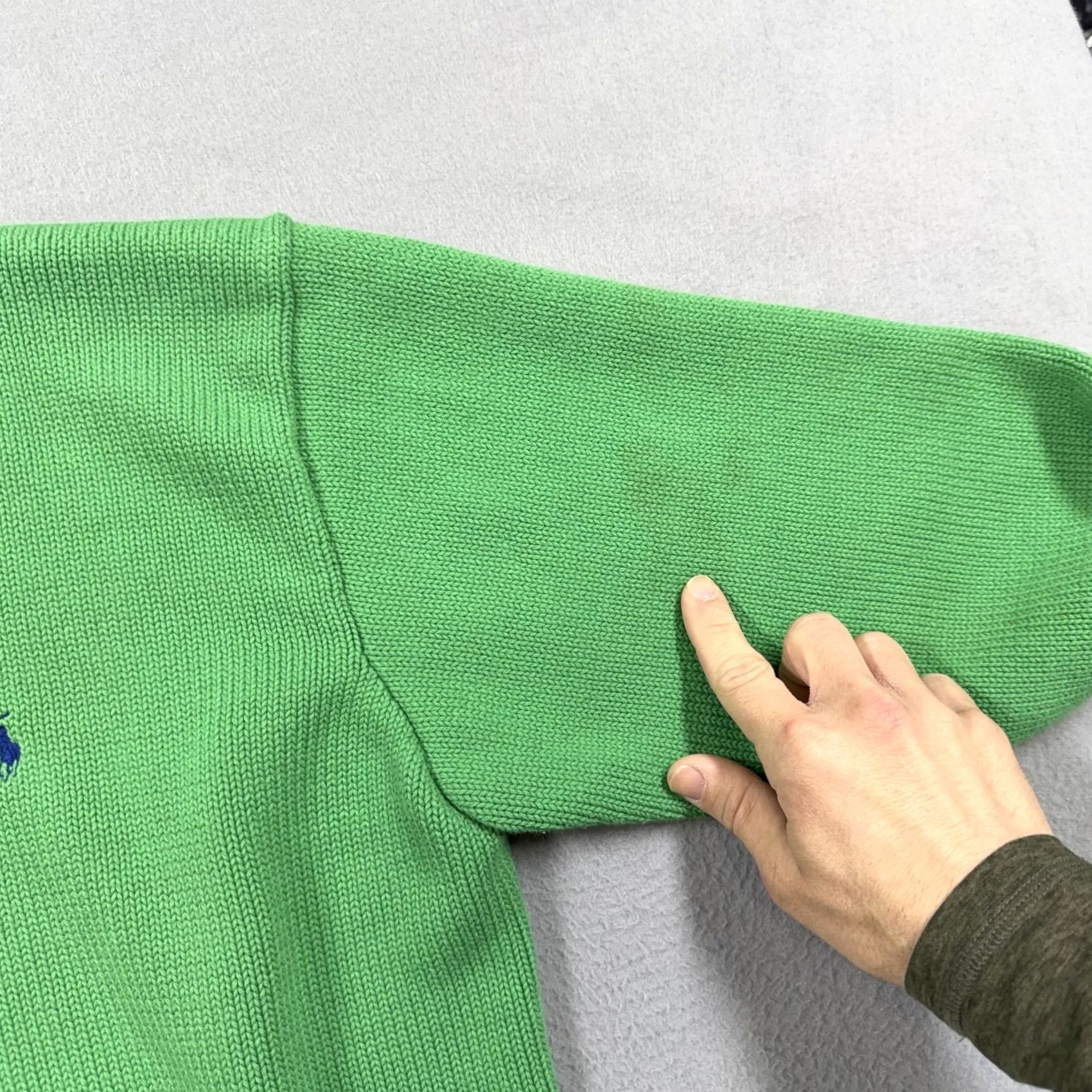 Polo Ralph Lauren Polo Ralph Lauren Sweater Mens 2XL Green Crewneck Knit Pullover Logo Pony Shirt Band Casual Mens Size US XXL / EU 58 / 5 - 4 Thumbnail