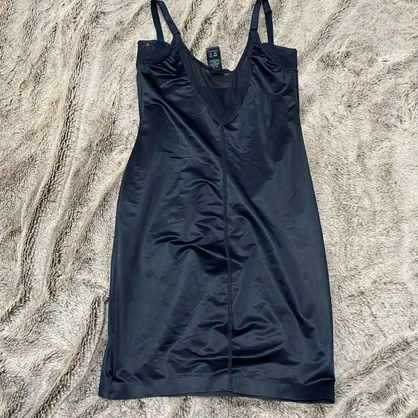 Other Black Adjustable Strap Slip Dress | Sz 6 Size M / US 6-8 / IT 42-44 - 3 Thumbnail
