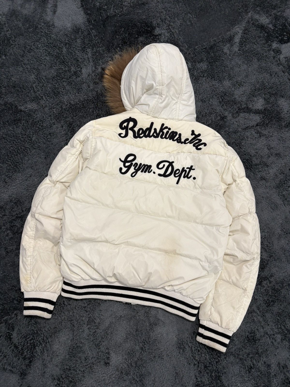 NFL Vintage Redskins Down Puffer Jacket with Fur Size US M / EU 48-50 / 2 - 10 Thumbnail