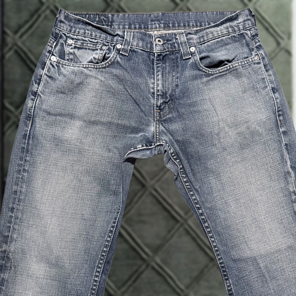 Levi's Levi's Jeans Men Blue Denim Distressed Ankle Mid-Rise Classic Straight 32X28 Size US 32 / EU 48 - 1 Thumbnail