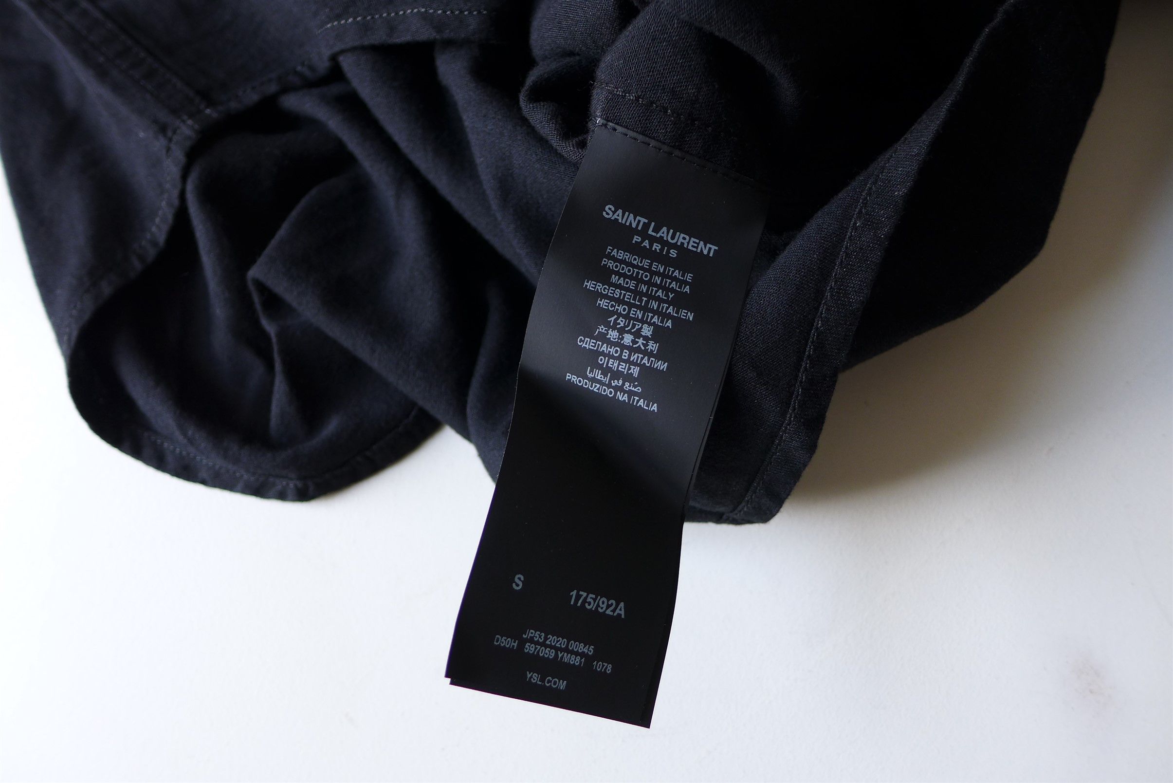 Saint Laurent Paris Saint Laurent Western Shirt - Black Denim Size US S / EU 44-46 / 1 - 15 Thumbnail