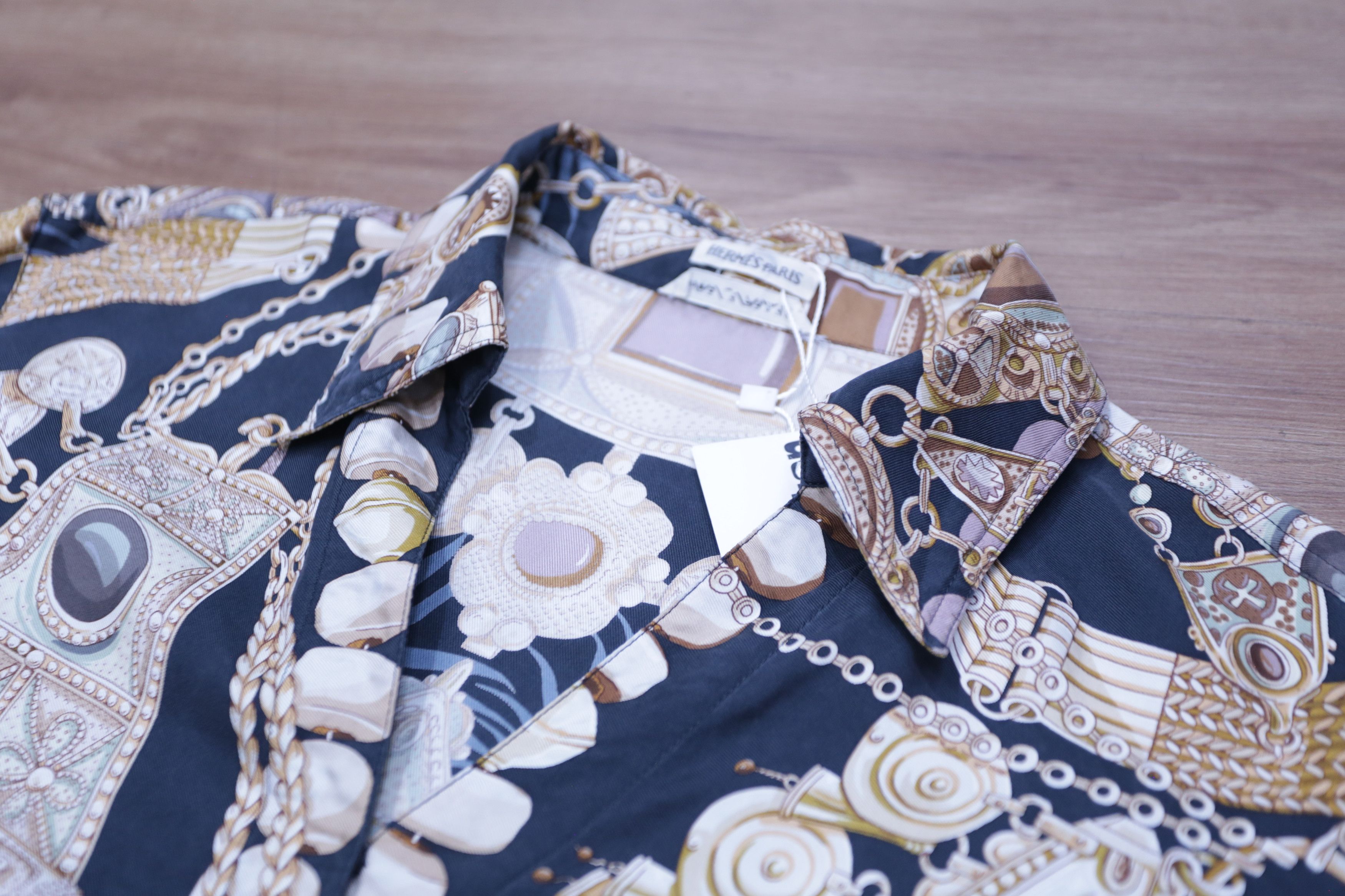 Hermes Hermes - Margiela - Terres Precieuses Scarf Shirt Size S / US 4 / IT 40 - 3 Thumbnail