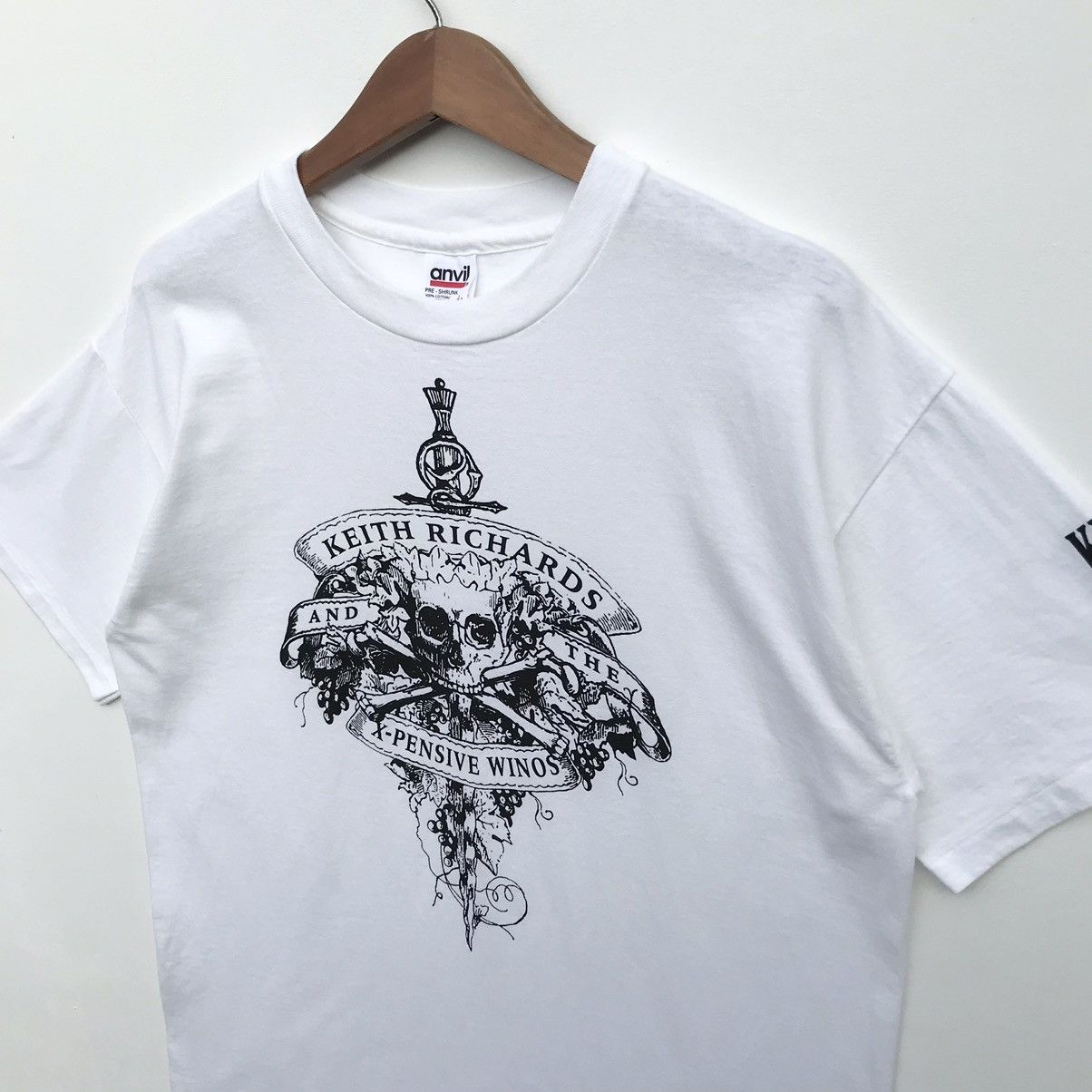 Band Tees × Vintage Vintage 90s Keith Richards And X-Pensive Winos Tee Size US L / EU 52-54 / 3 - 5 Thumbnail