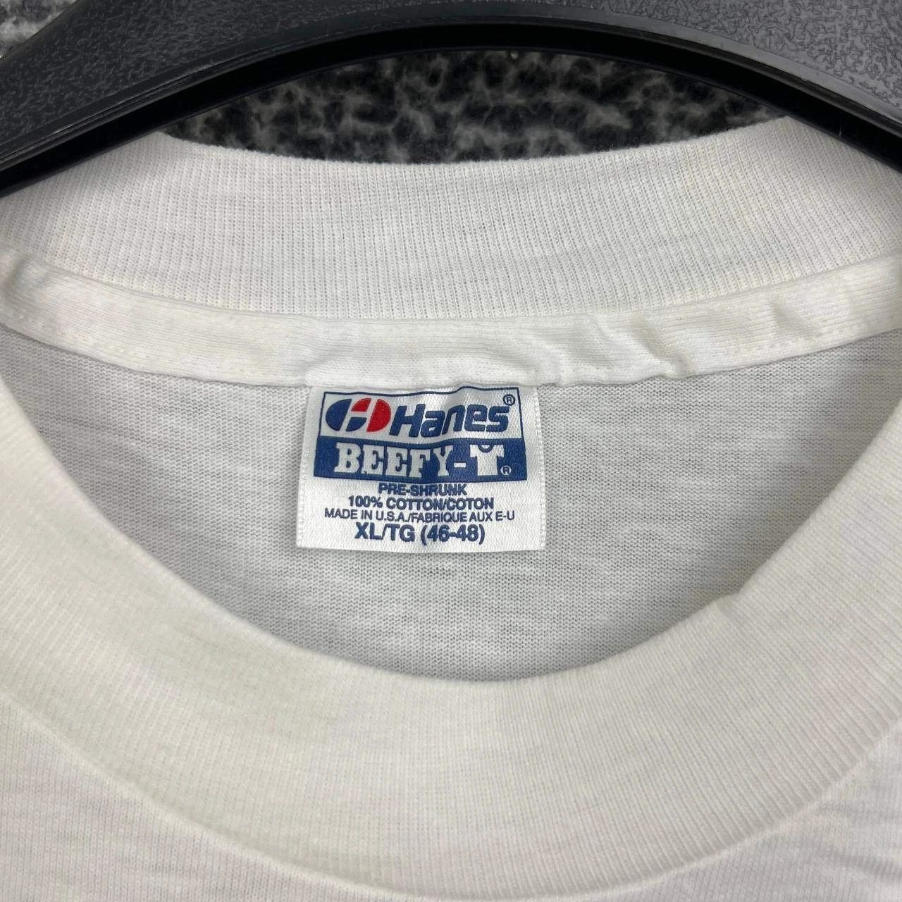 Hanes Vintage America's Cup Shirt Men XL White Beefy Deadstock Size US XL / EU 56 / 4 - 3 Thumbnail