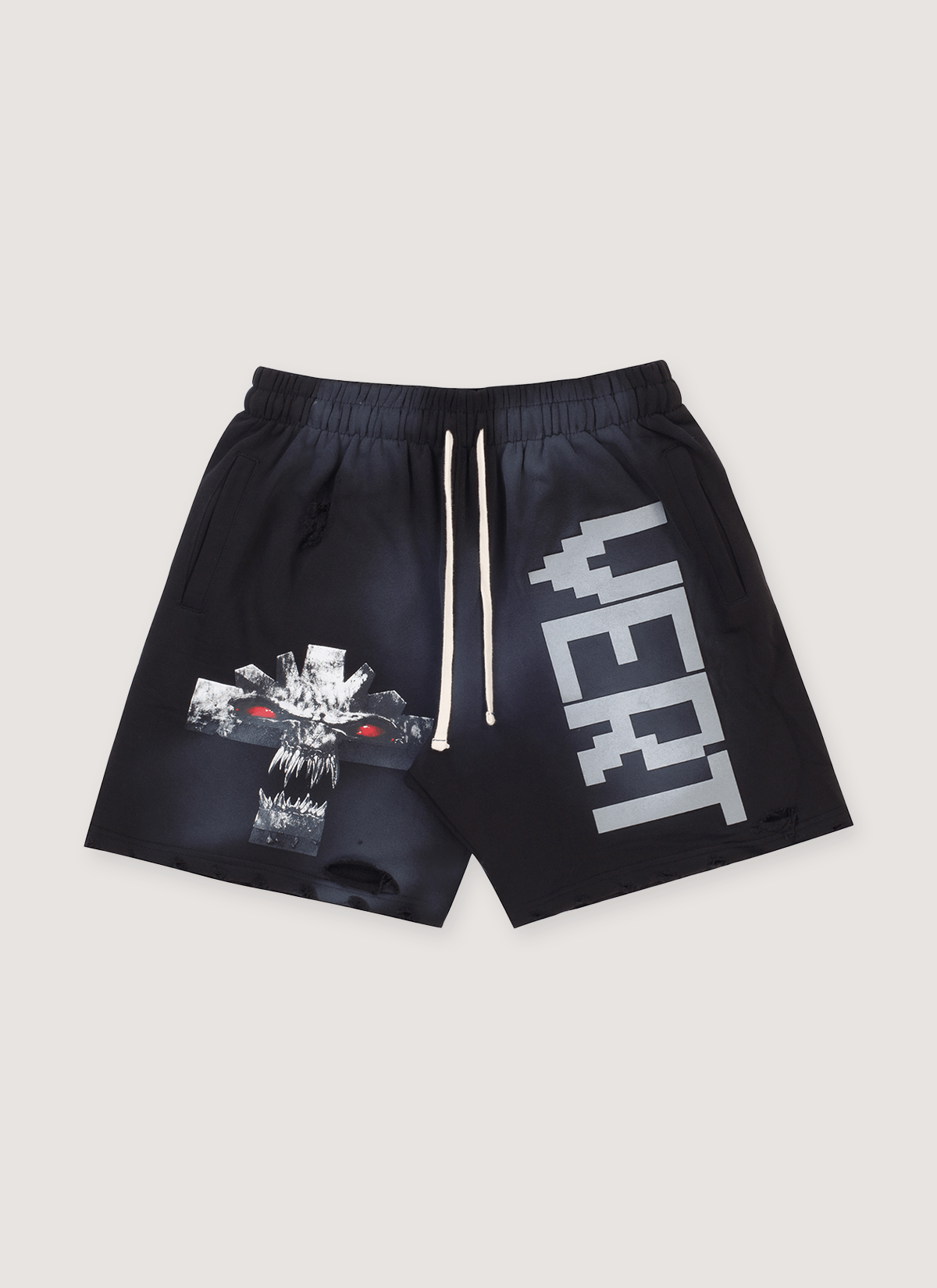 Vertabrae Vonster Cross Sweatshorts Black Size US 30 / EU 46 - 1 Thumbnail