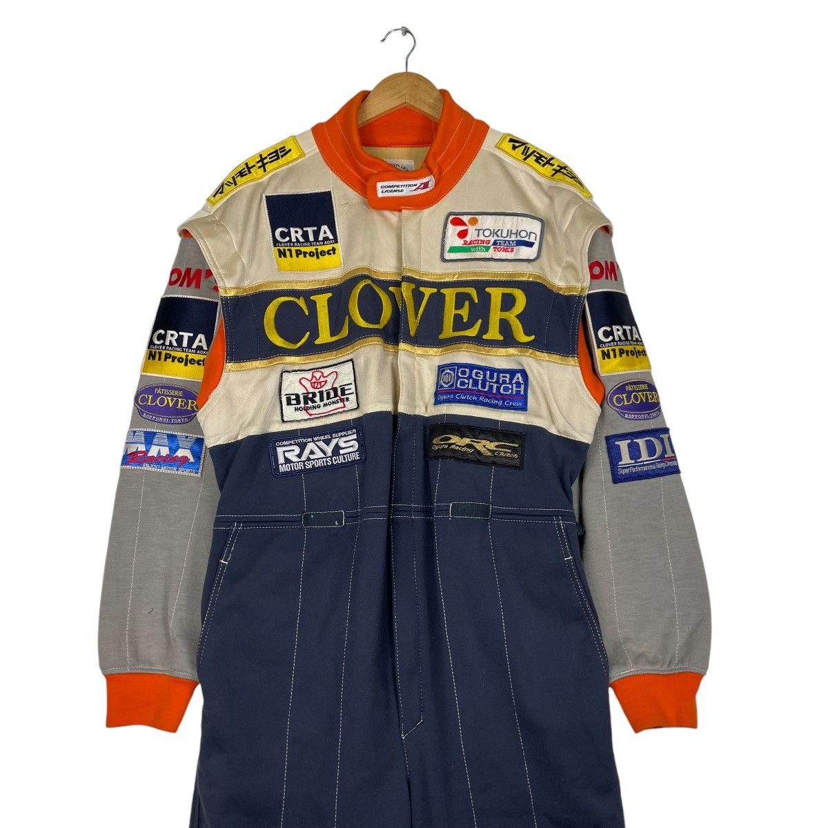 Japanese Brand × Toms 💥TOM RACING CLOVER DRIVER JUMPSUIT JAPAN Size US 38 / EU 54 - 3 Thumbnail