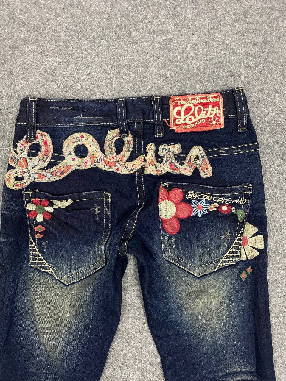 Japanese Brand lolita japanese brand bootcut flare denim nice design Size 30" / US 8 / IT 44 - 3 Thumbnail