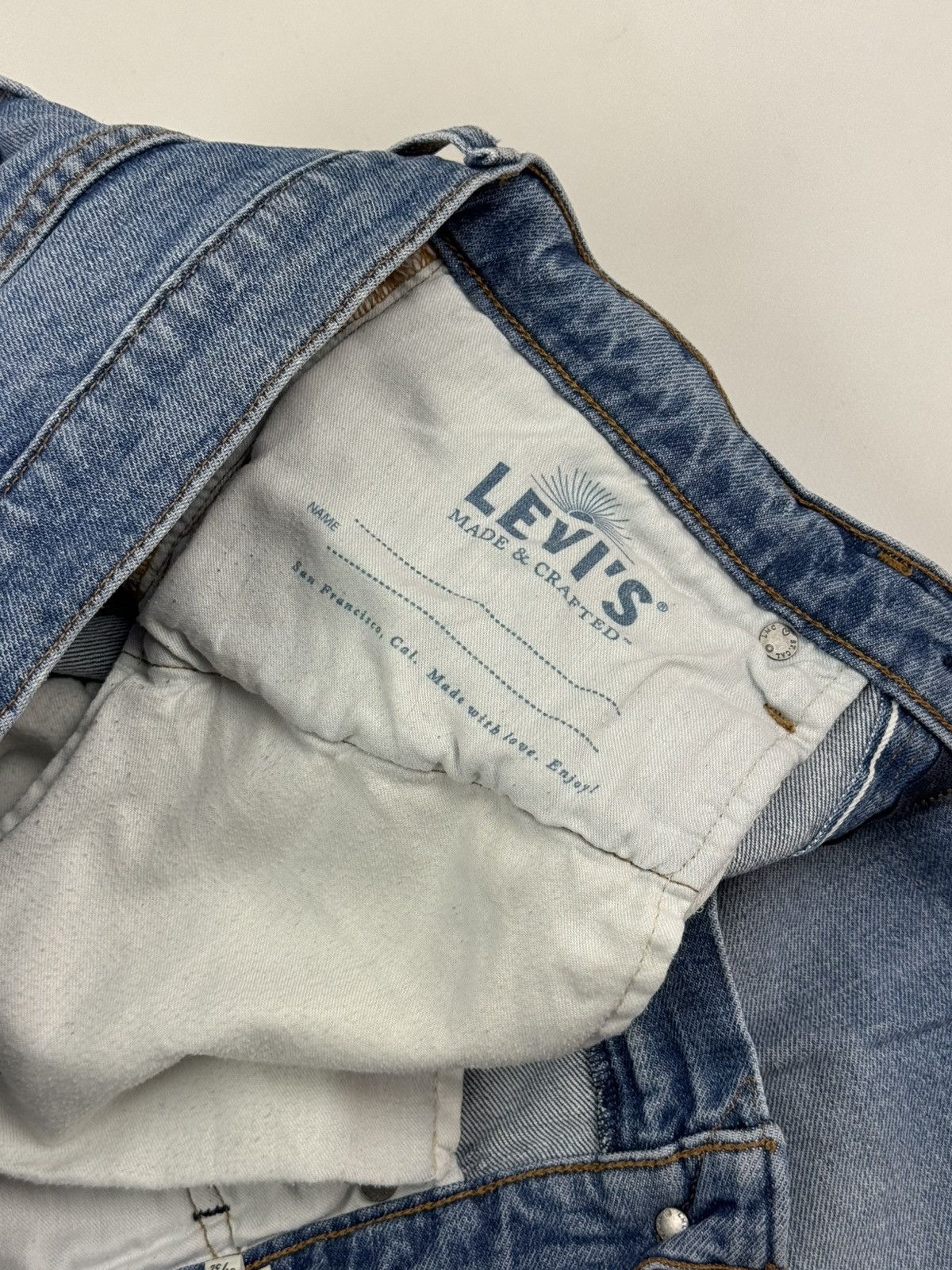 Levi's Made & Crafted Levi’s Made&Crafted 502 Taper Washed Denim Jeans Size US 31 - 11 Thumbnail