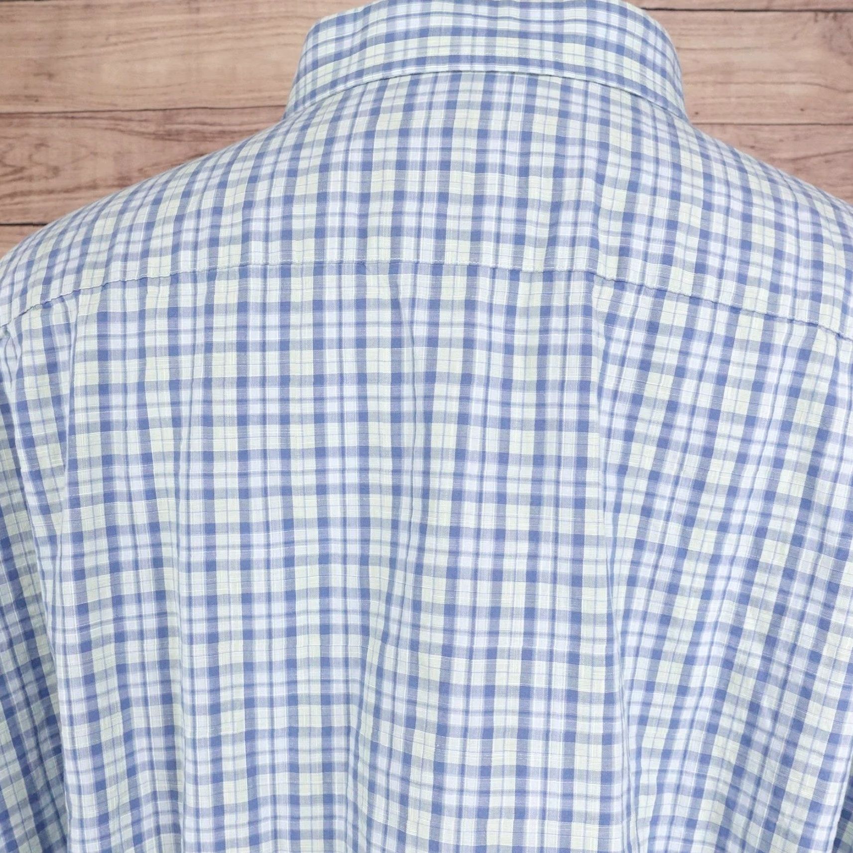 David Donahue VINTAGE David Donahue Shirt Mens 2XL Blue Green Plaid Button Down Long Sleeve Shirt Mens 2XL Blue Green Check Plaid Dress Shirt Size US XXL / EU 58 / 5 - 6 Thumbnail