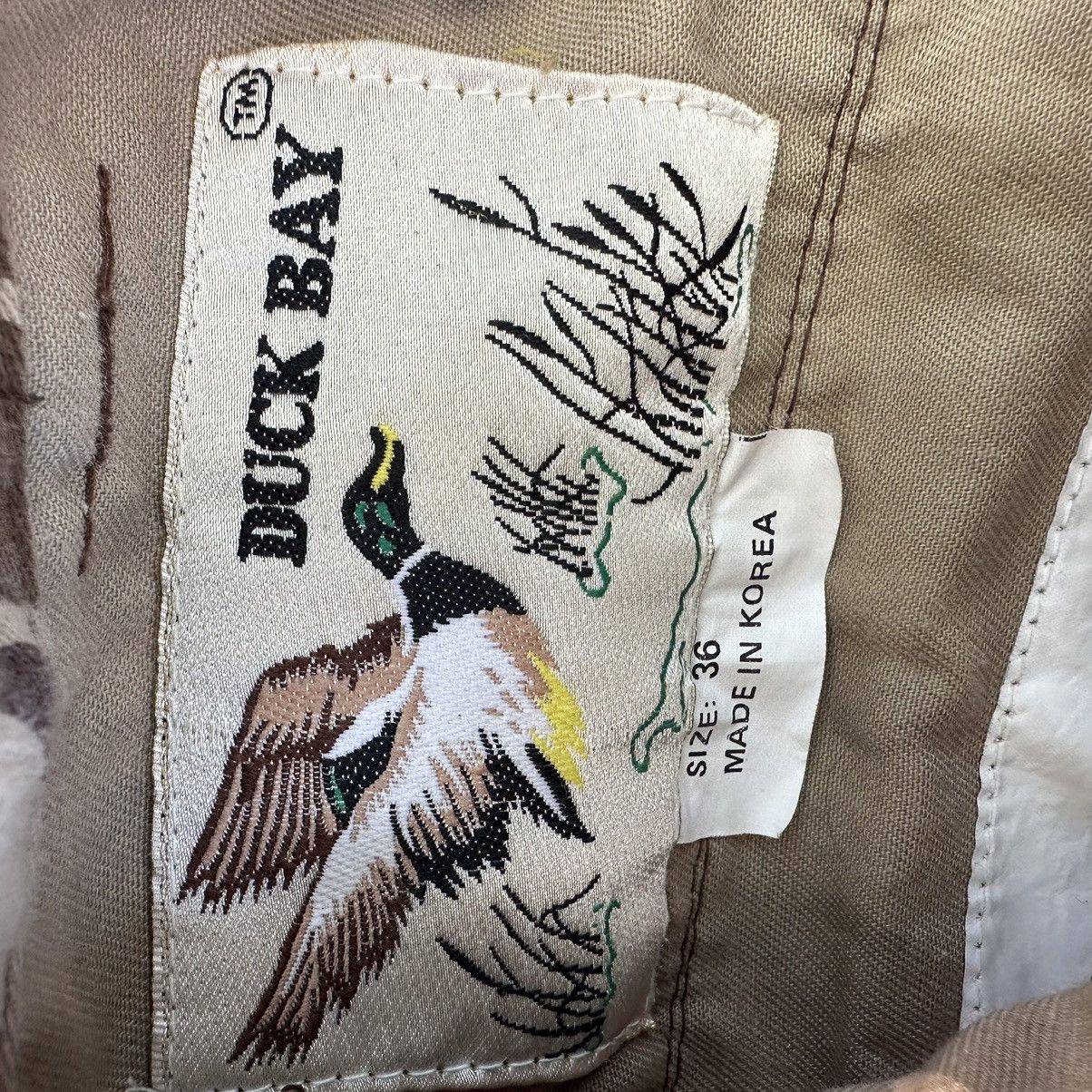Vintage Brown duck camo pants Sz 32x30 vintage 80s Size US 32 / EU 48 - 7 Thumbnail