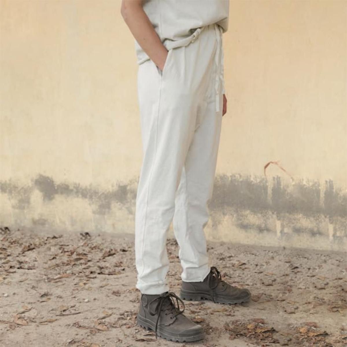 Album di Famiglia Album Di Famiglia Unisex Pants New Basic HC Milk White SizeS Size 25" / US 0 / IT 36 - 8 Thumbnail