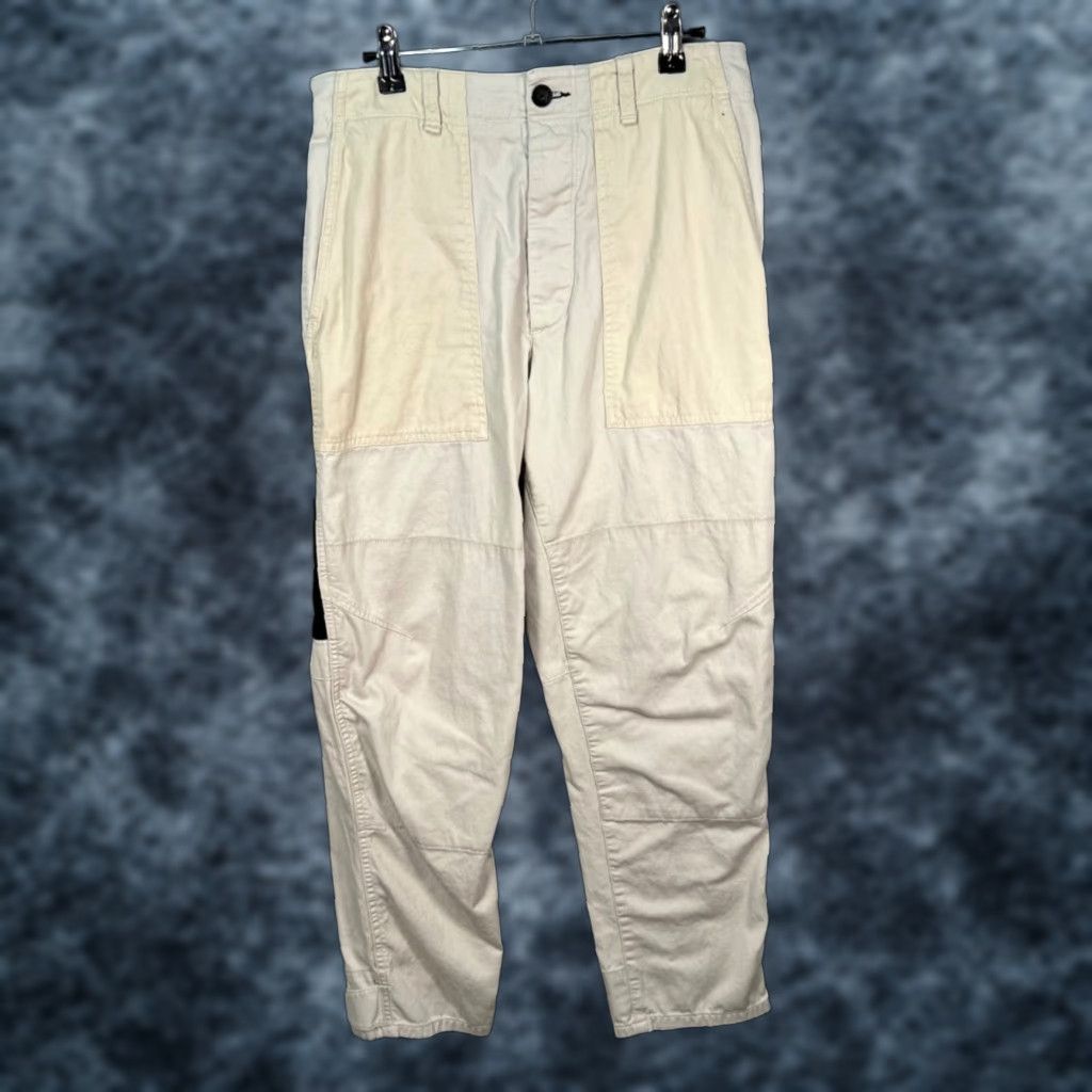 Rag & Bone Rag & Bone Mens Pants 31 White Cotton Carpenter Straight Front Pocket Slash Size 31 Ivory Regular 27 In Inseam Mens Size US 31 - 1 Thumbnail