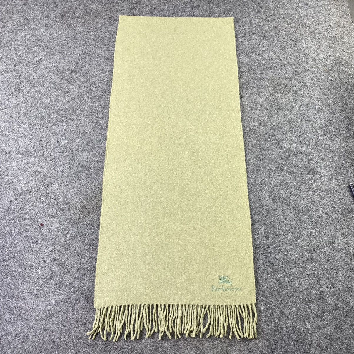 Burberry × Vintage Burberry Wool Scarf / Muffler / Neckwear-K011 Size ONE SIZE - 3 Thumbnail