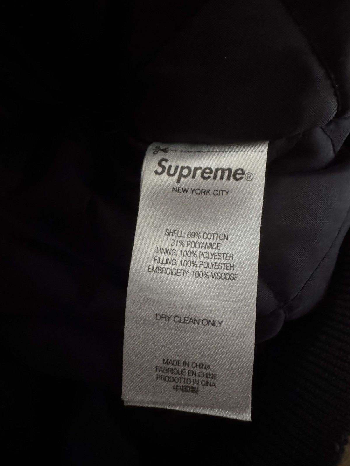 Designer × Supreme SUPREME PEACE EMBROIDERED WORK JACKET Size US XL / EU 56 / 4 - 6 Thumbnail