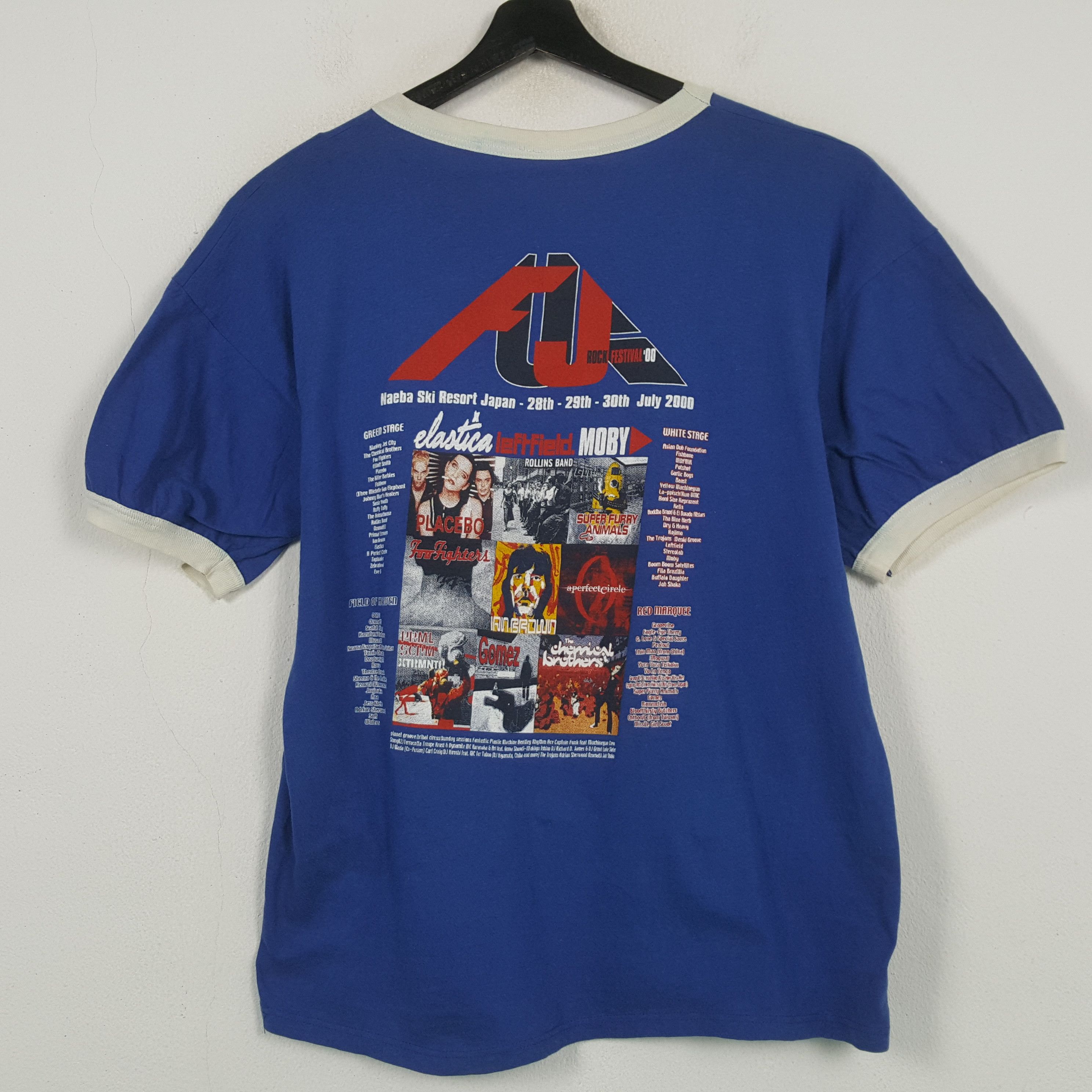 Band Tees FUJI ROCK FESTIVAL 2000 Music Tshirt 31 Size US XL / EU 56 / 4 - 1 Thumbnail