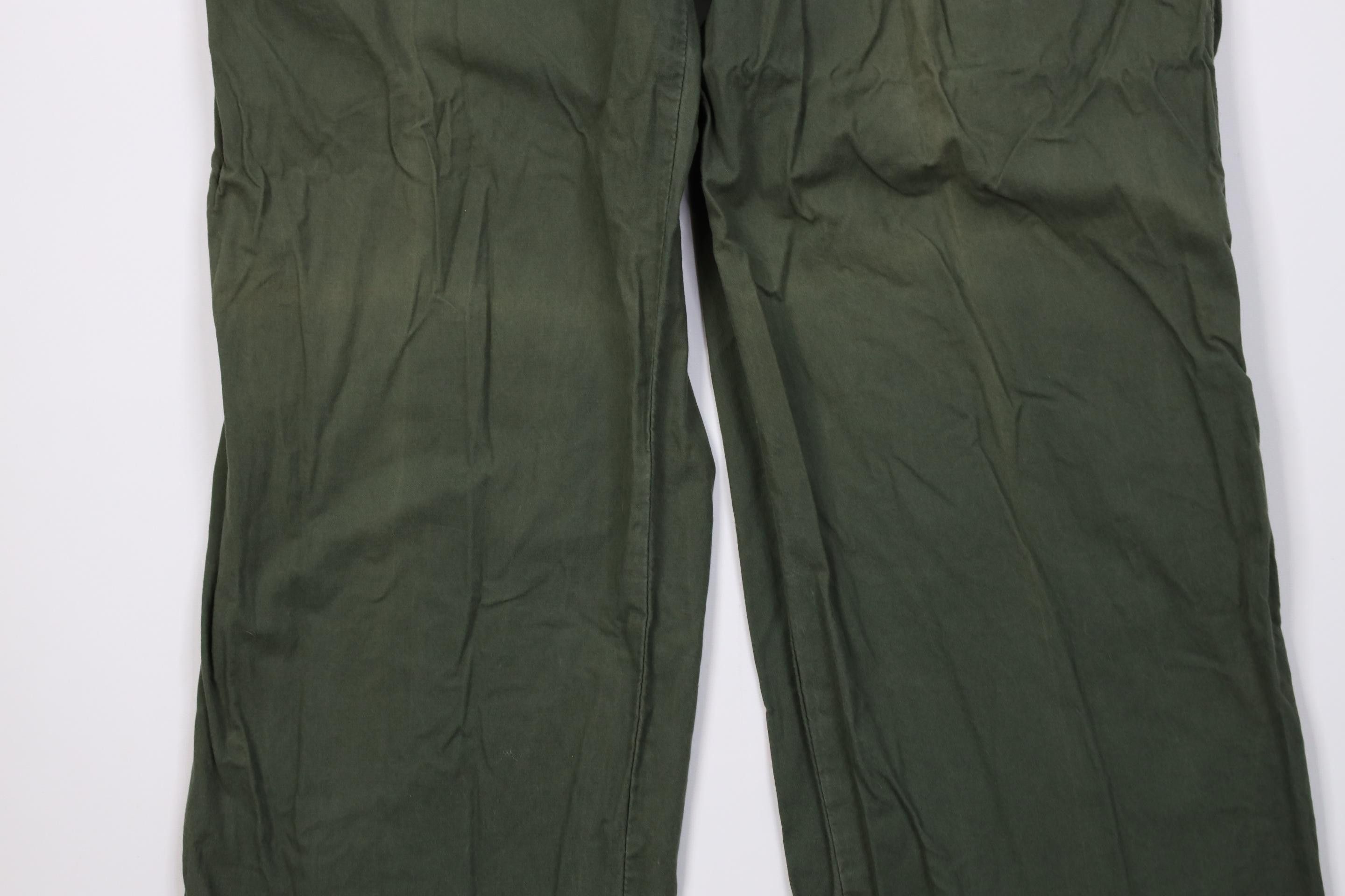 Vintage Vintage 90s Streetwear Pleated Wide Leg Chino Pants Green Size US 36 / EU 52 - 3 Thumbnail