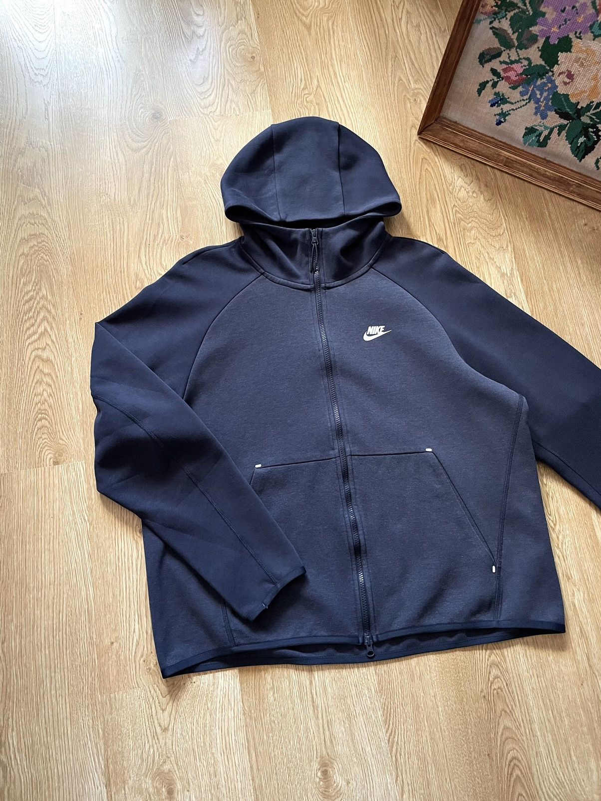 Nike Nike Tech Fleece Drill Zip Up Hoodie Sweatshirt Size US XL / EU 56 / 4 - 7 Thumbnail