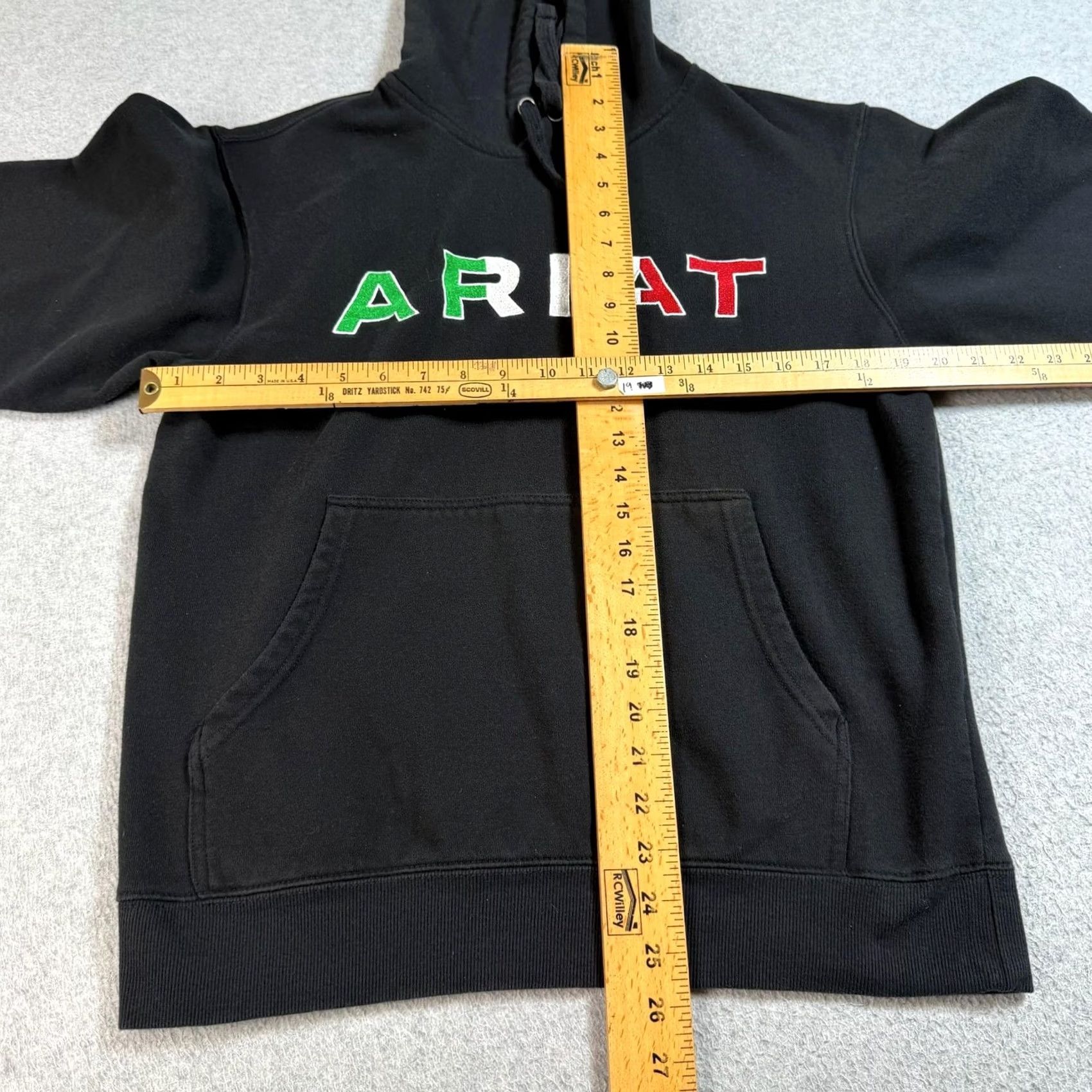 Ariat Ariat Hoodie Mens M Black Mexico Medium Pullover Logo Work Sweater Customized READ Size US M / EU 48-50 / 2 - 5 Thumbnail