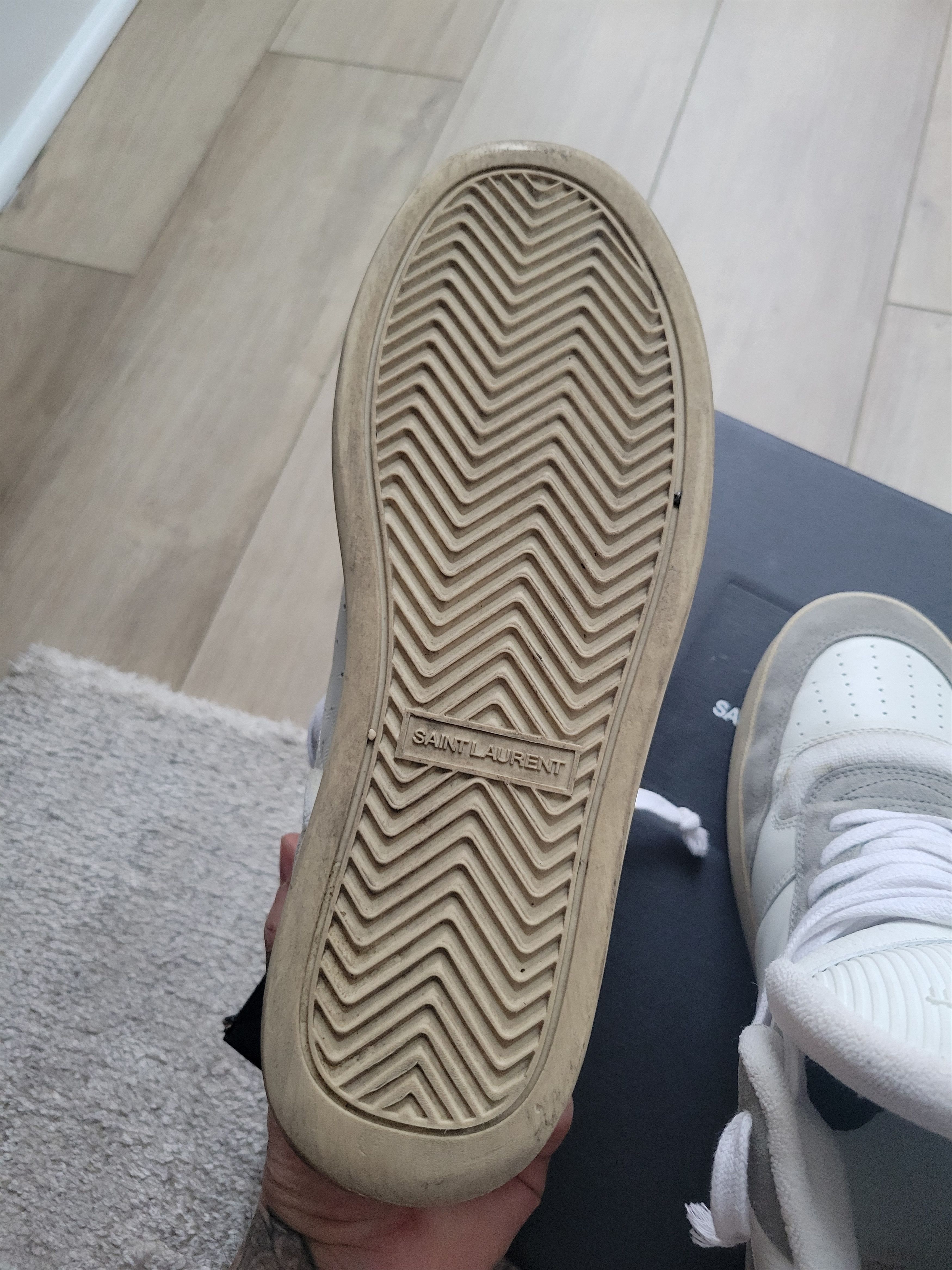 Saint Laurent Paris High top 80 Size US 10 / EU 43 - 7 Thumbnail