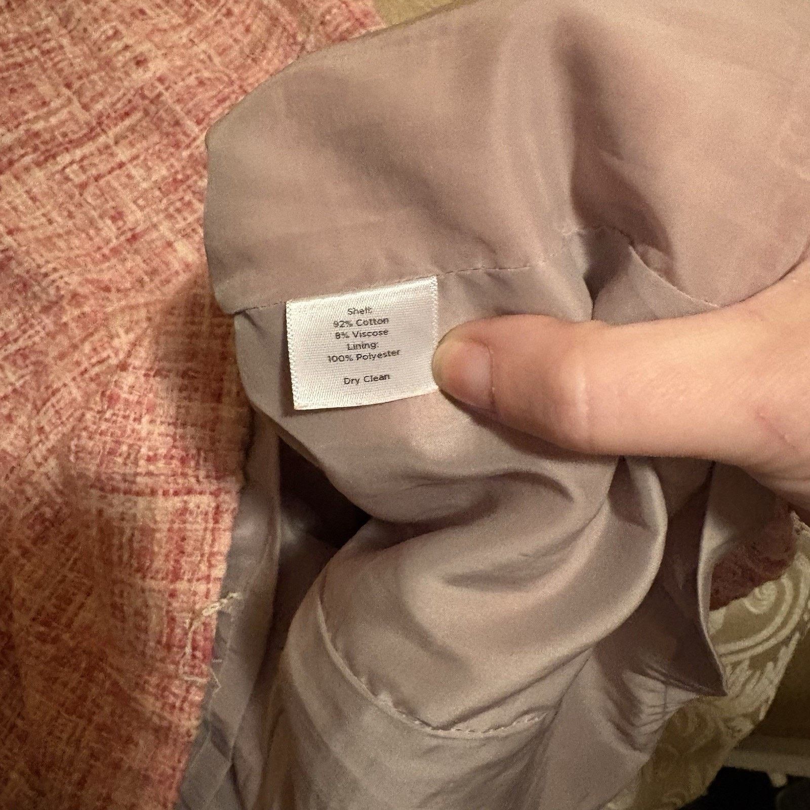 Other Talbots Pink Tweed Sleeveless Shift Dress - Size 12P Size XL / US 12-14 / IT 48-50 - 7 Thumbnail