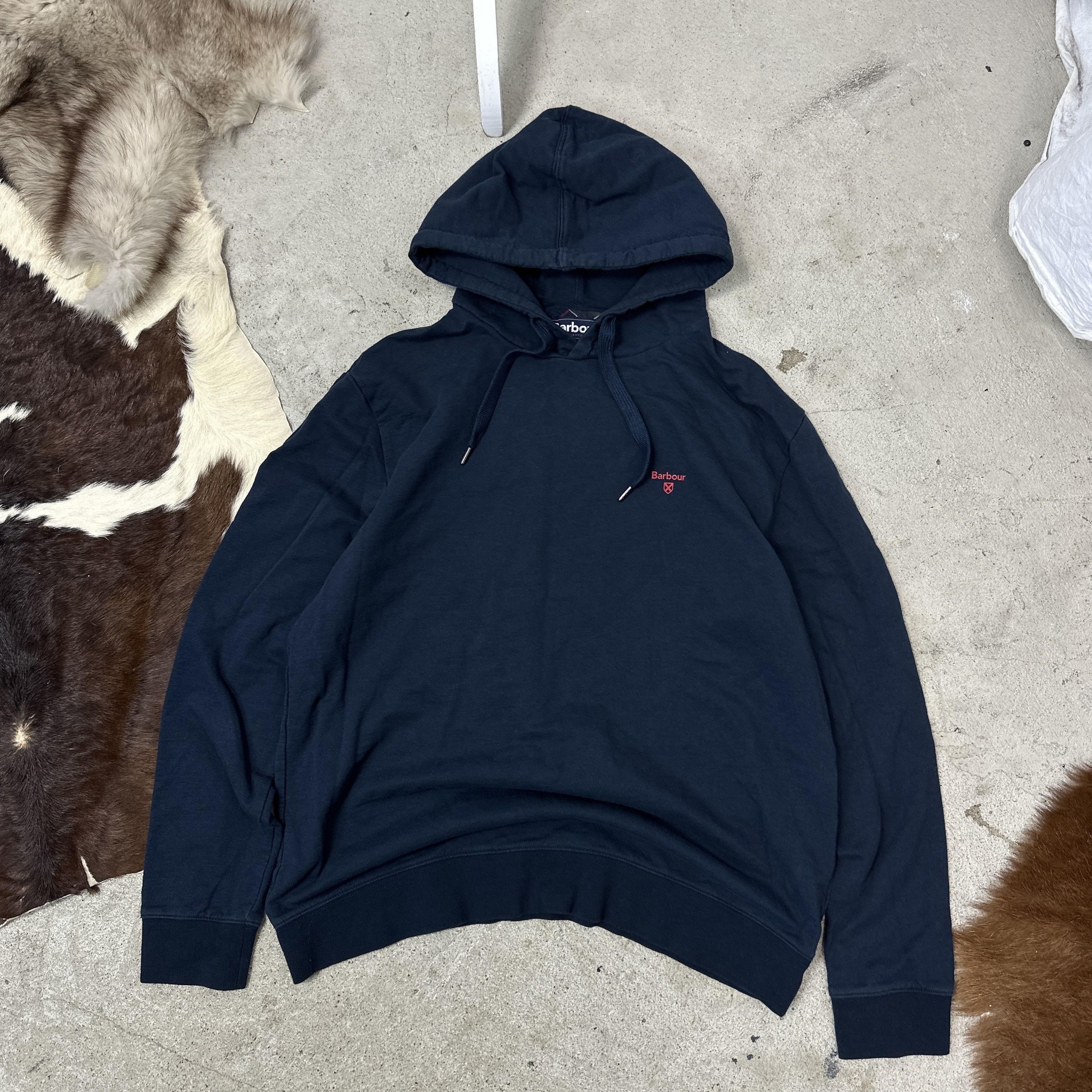 Barbour Vintage Sporty Streetwear Barbour Hoodie Y2K Size US L / EU 52-54 / 3 - 1 Thumbnail