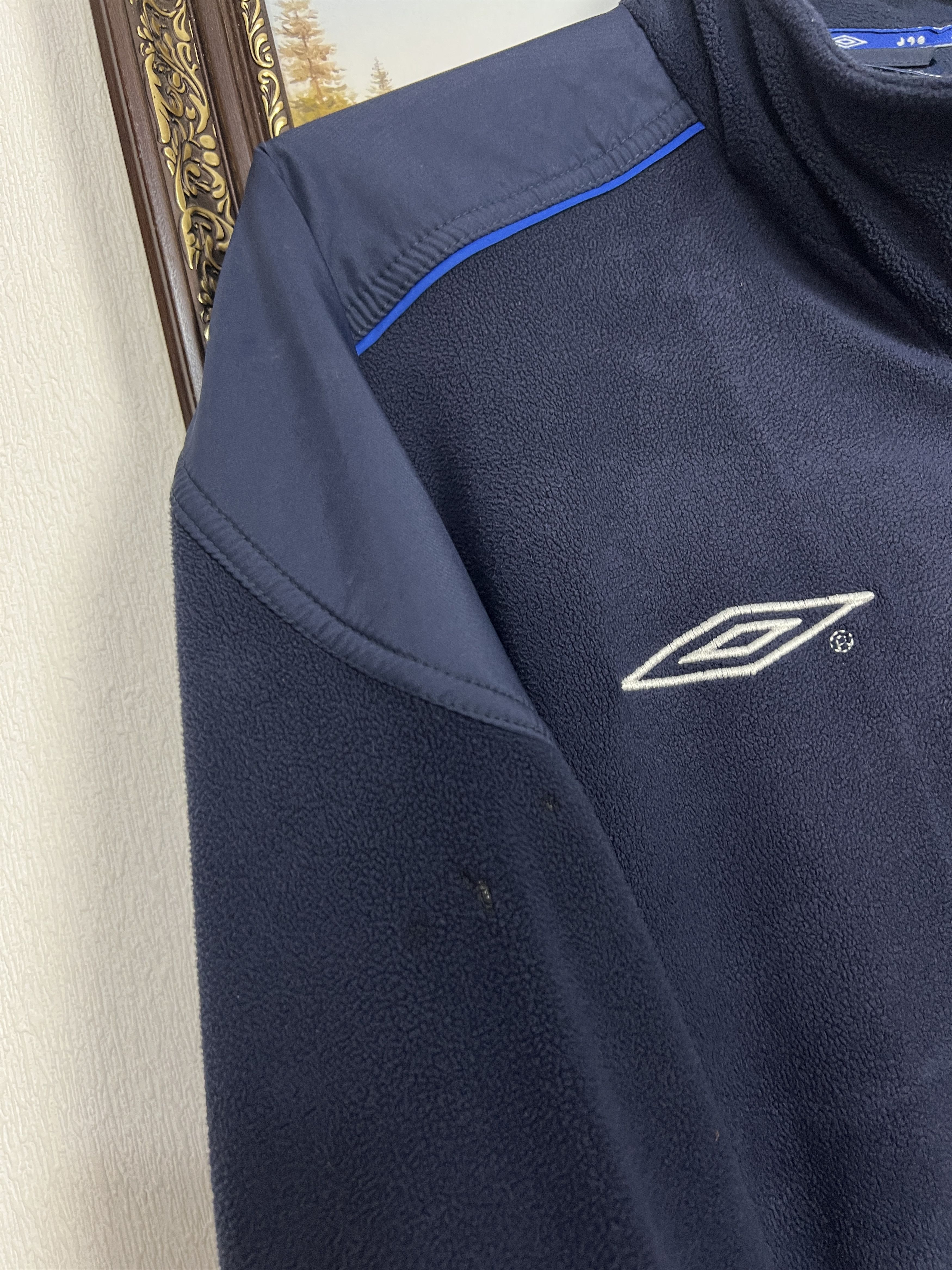 Umbro Vintage Chelsea Football Fleece Jacket Soccer Track Top Size US L / EU 52-54 / 3 - 8 Thumbnail