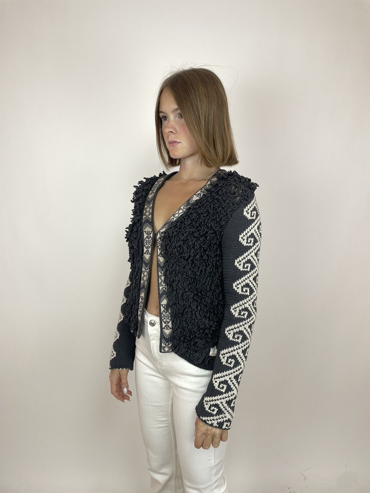 Japanese Brand odd molly cardigan Cozy cotton knit Womens size 0 Size XS / US 0-2 / IT 36-38 - 4 Thumbnail