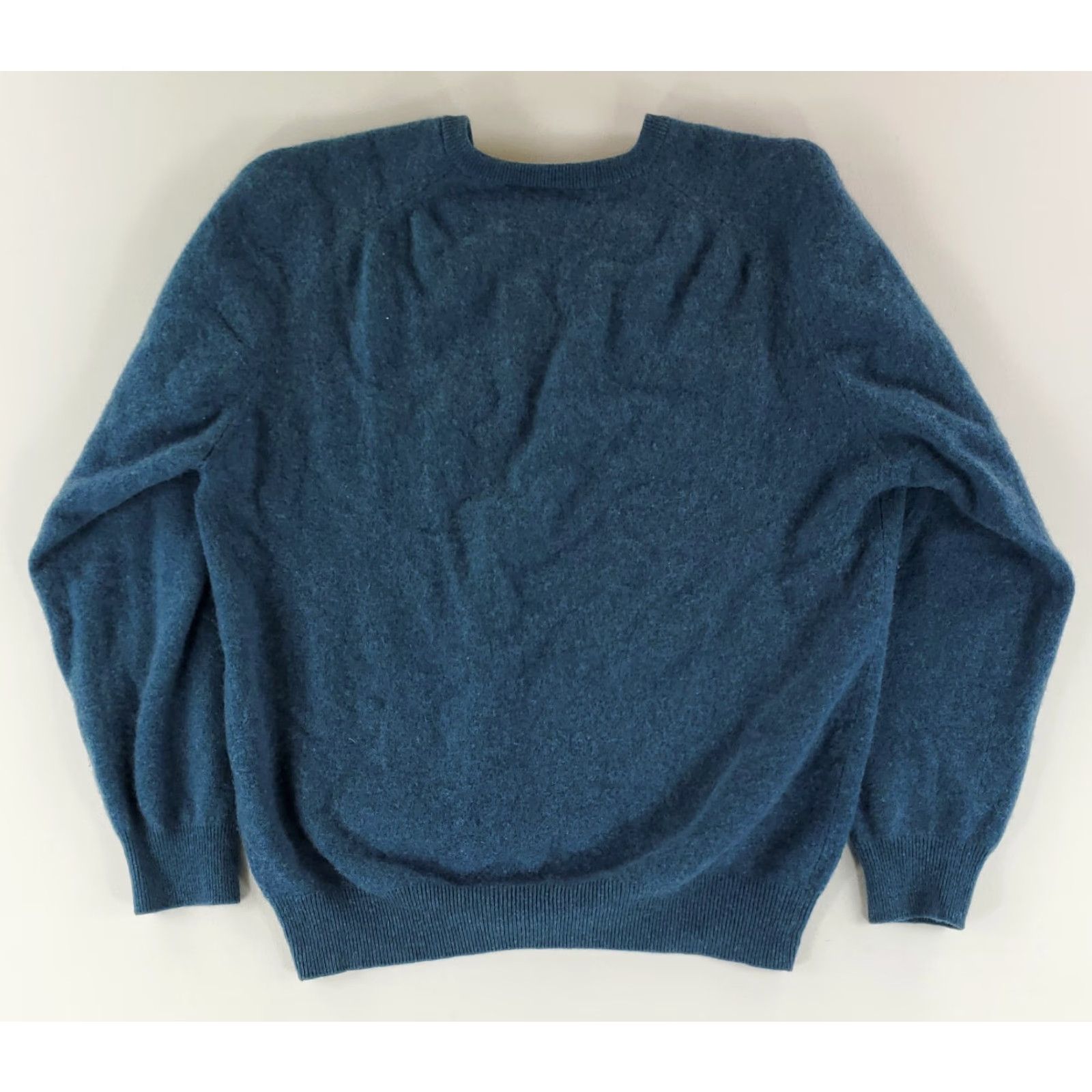 Vintage Braemar Sweater 100% Cashmere V Neck Blue Long Sleeve Mens M Size US M / EU 48-50 / 2 - 3 Thumbnail