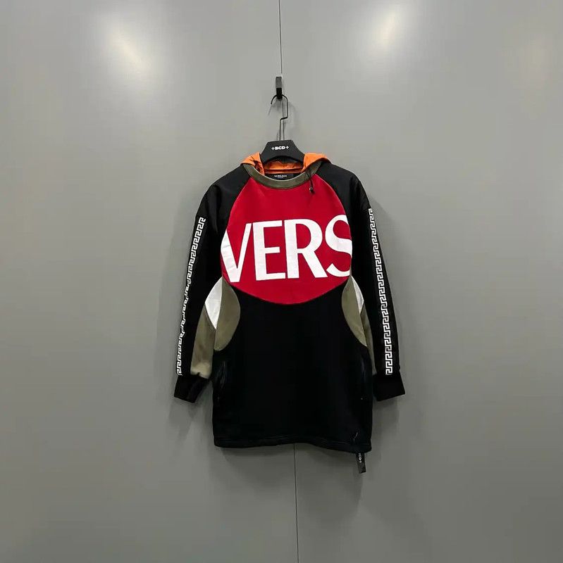 Versace Multicolor Cotton Long Sleeve Sweatshirt 0089