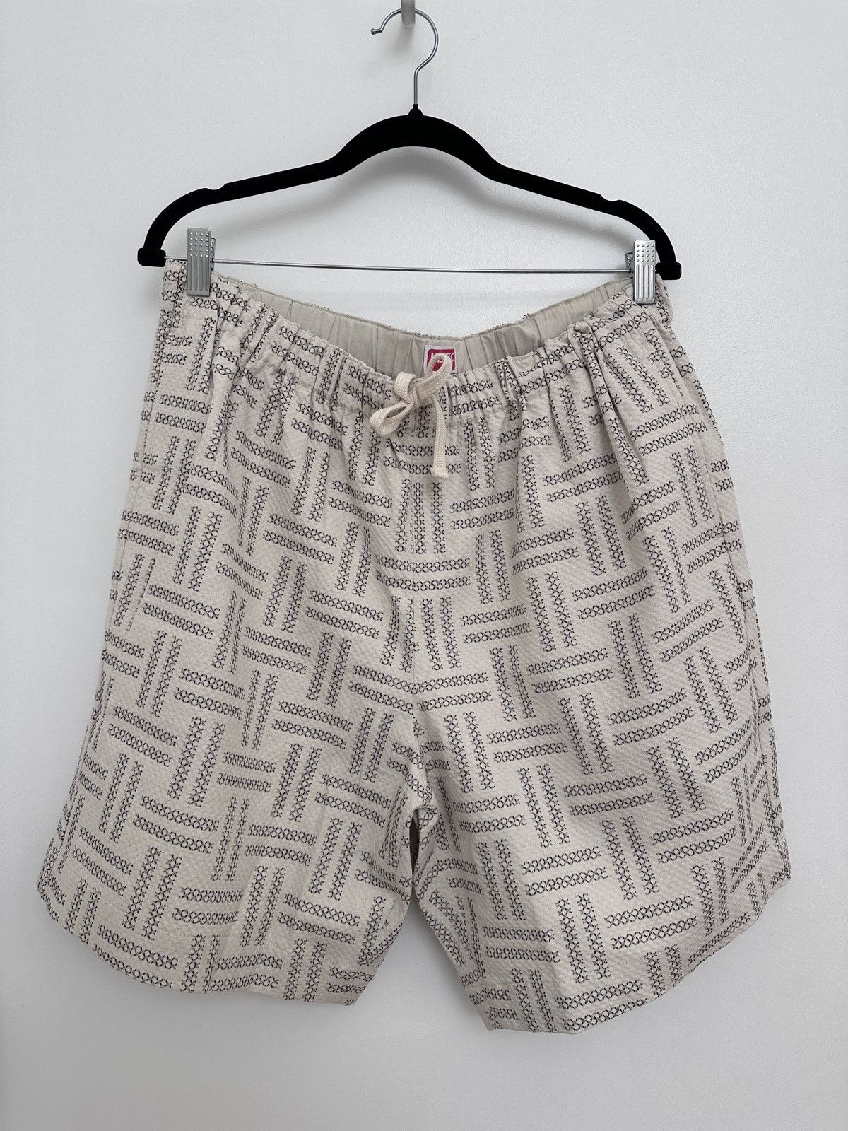 Kenzo Kenzo - Textured “weave” print shorts Size US 36 / EU 52 - 1 Thumbnail