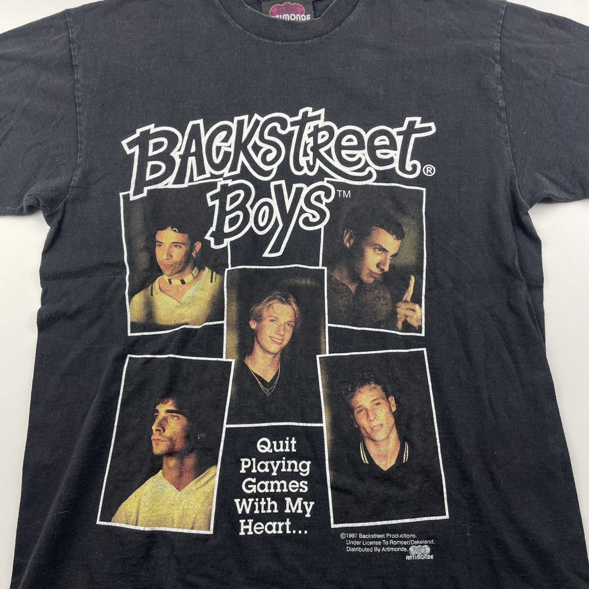 Band Tees Vintage Backstreet Boys Quit Playing Games My Heart Shirt Size US M / EU 48-50 / 2 - 3 Thumbnail