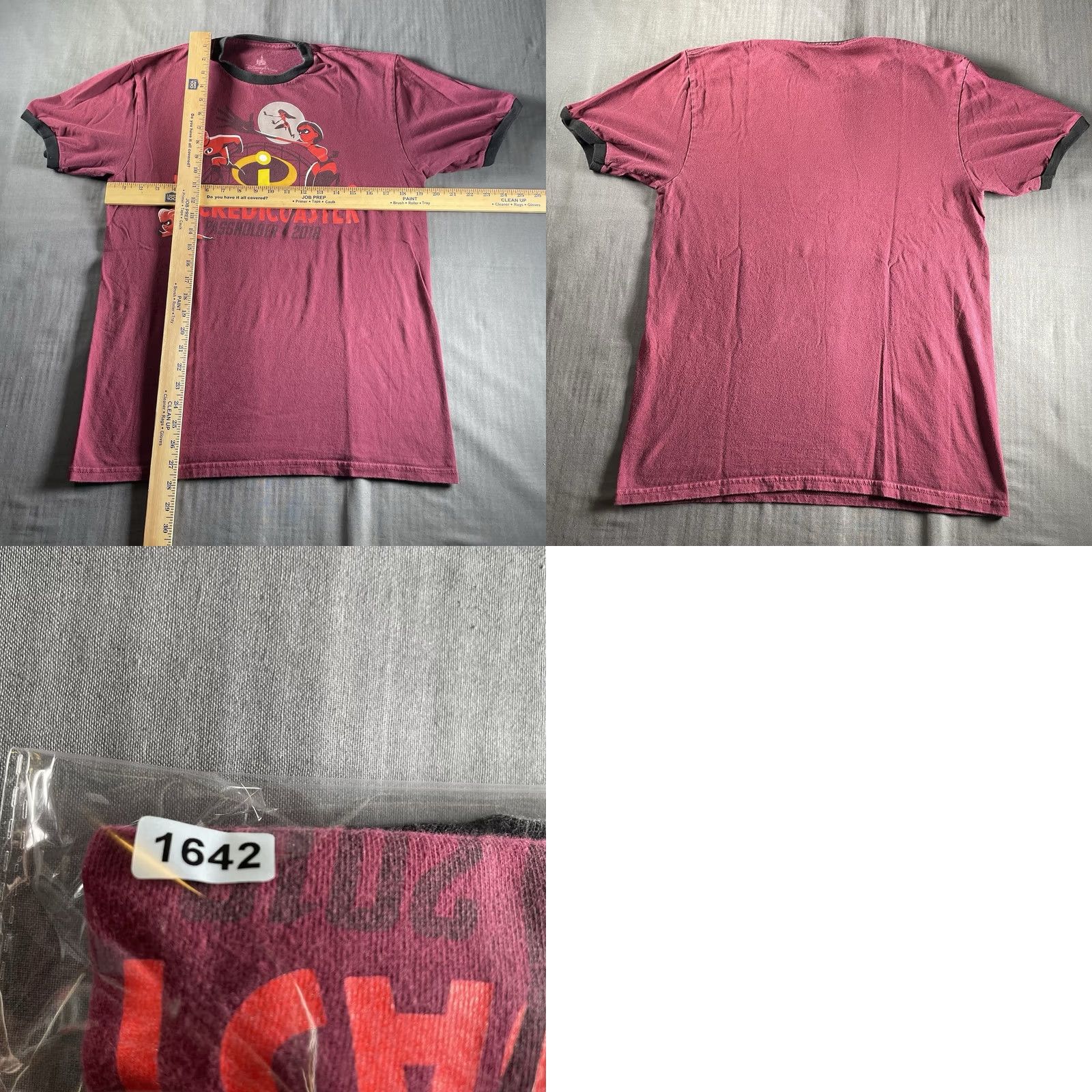 Vintage California Adventure Shirt Men’s Medium Incredible Ride Pass Hold Size US M / EU 48-50 / 2 - 8 Thumbnail