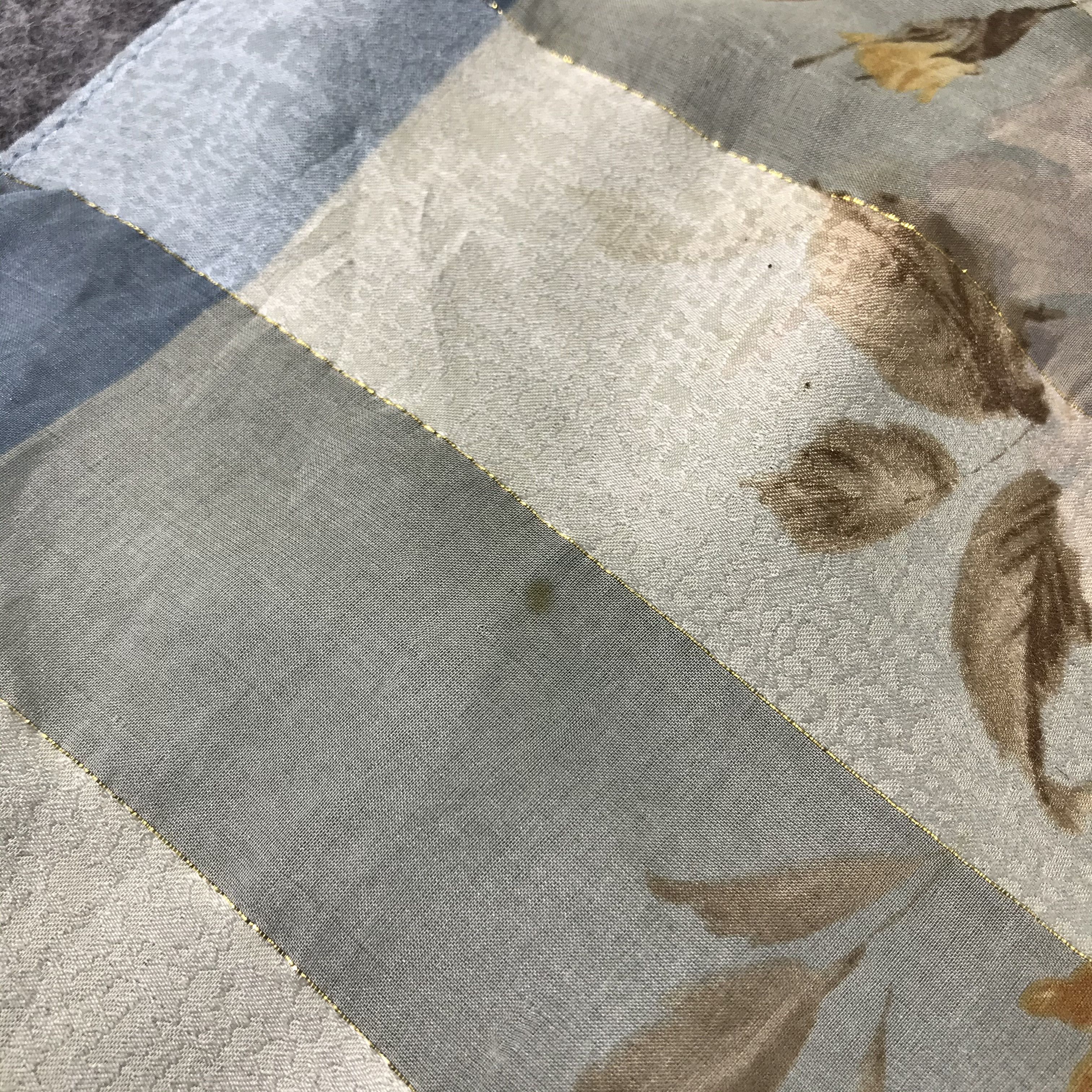 Japanese Brand Vintage Philippe V Floral Silk Scarf M18 Size ONE SIZE - 8 Thumbnail