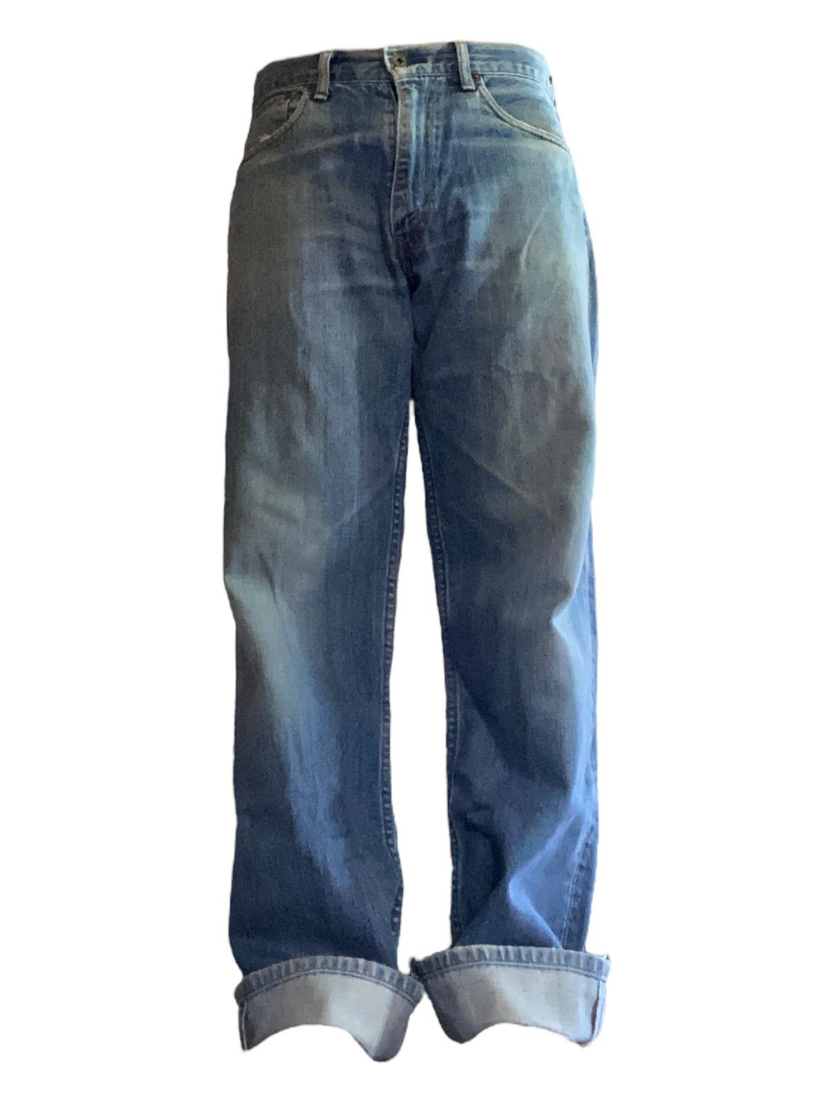 Levi's Vintage Levis 503 Japan Faded Wash Distressed Baggy Jeans Size US 30 / EU 46 - 19 Thumbnail