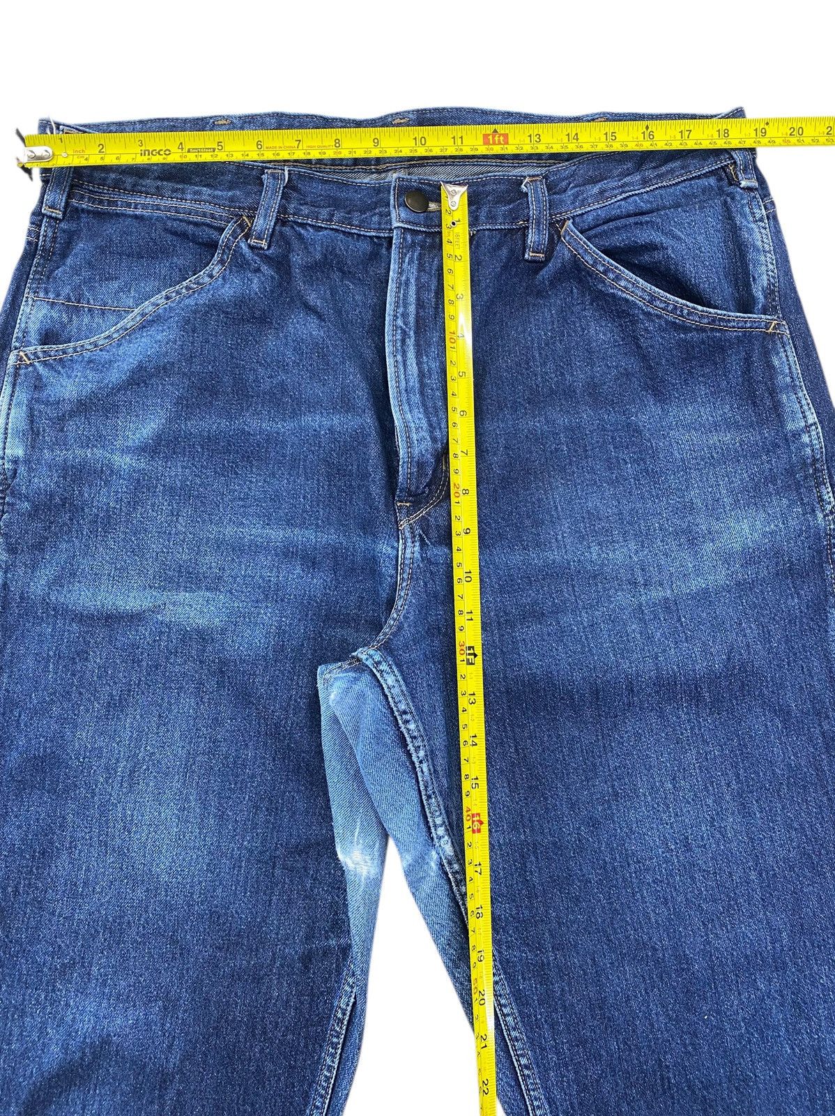 Uniqlo Uniqlo Blue Wash Denim Style Baggy Jeans Size US 38 / EU 54 - 6 Thumbnail