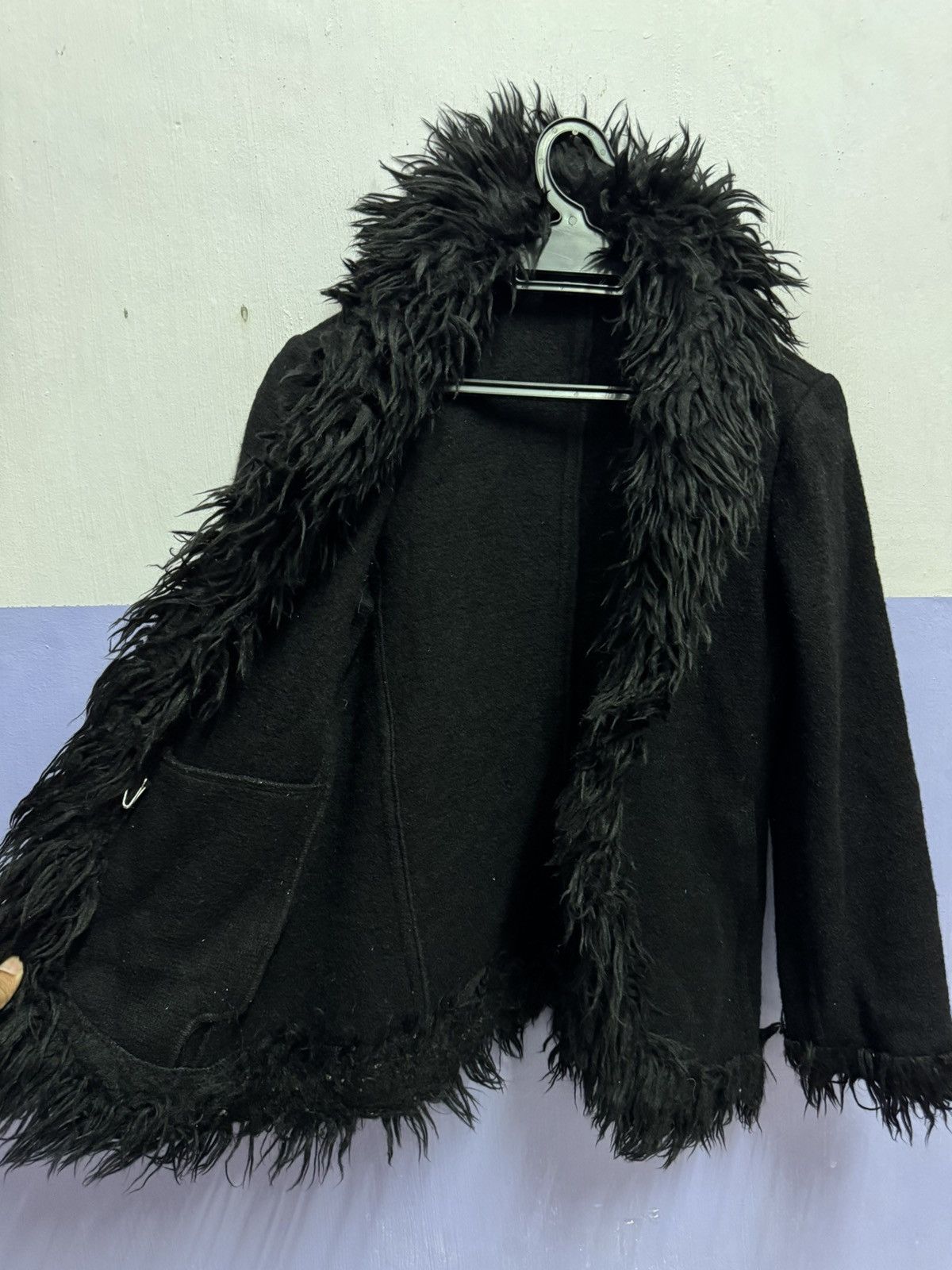 agnes b. Agnes b Paris Fur Jacket Size S / US 4 / IT 40 - 11 Thumbnail