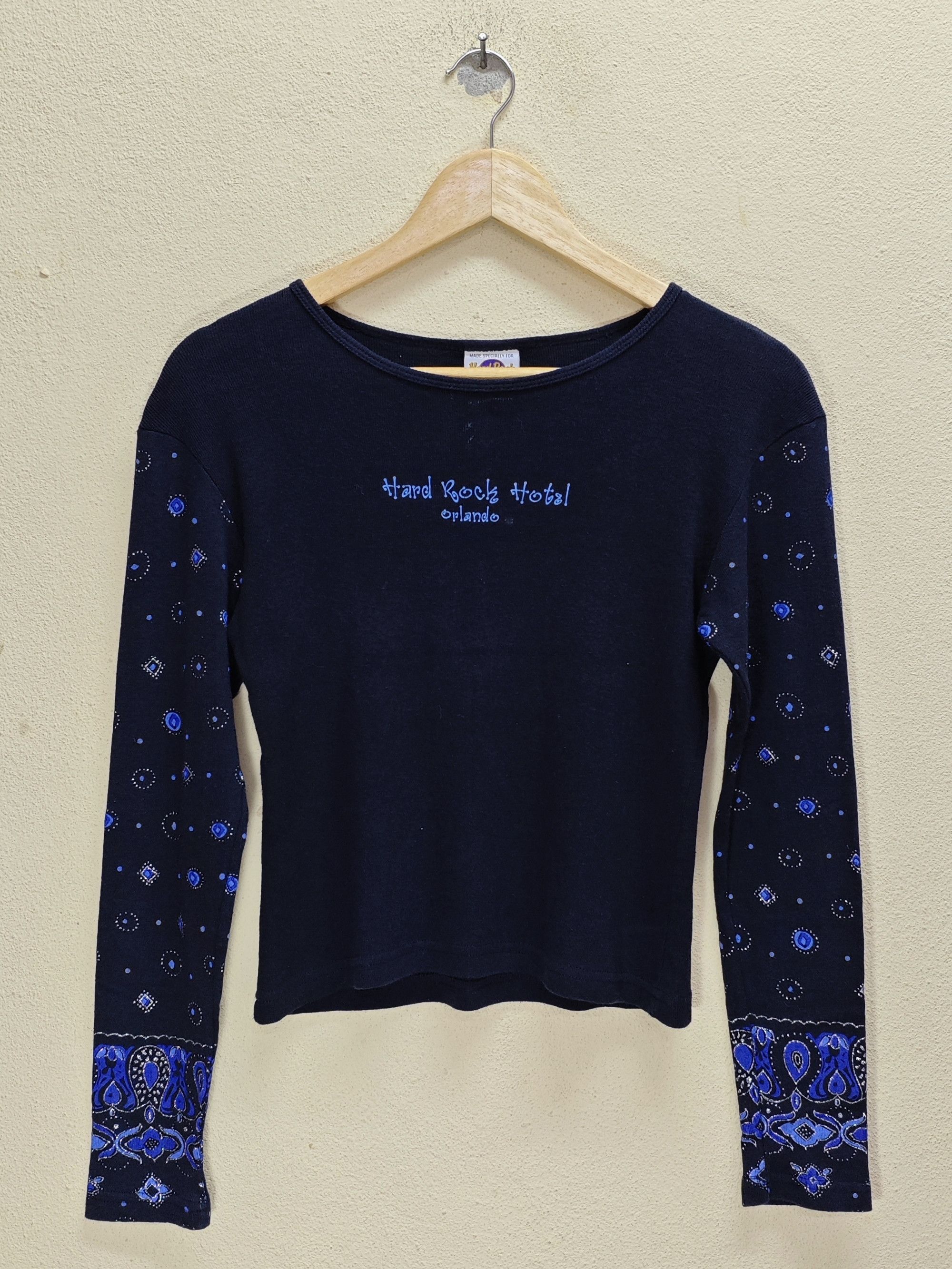 Hard Rock Cafe 90s HARD ROCK HOTEL Orlando Vintage Body Fit Paisley Tee Size S / US 4 / IT 40 - 1 Thumbnail