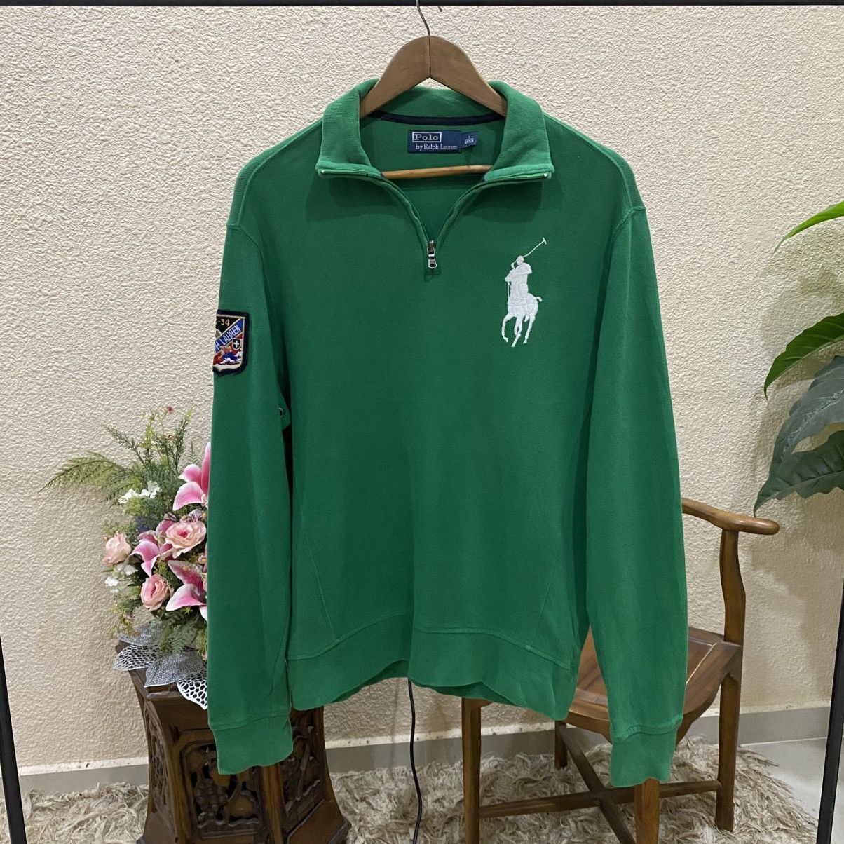 Polo Ralph Lauren ☀️Polo Ralph Lauren half zipper long sleeve Size US S / EU 44-46 / 1 - 1 Thumbnail