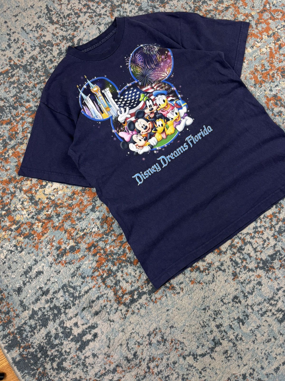 Disney × Vintage Vintage Y2K Disney world Florida graphic tee American flag Size US M / EU 48-50 / 2 - 2 Thumbnail