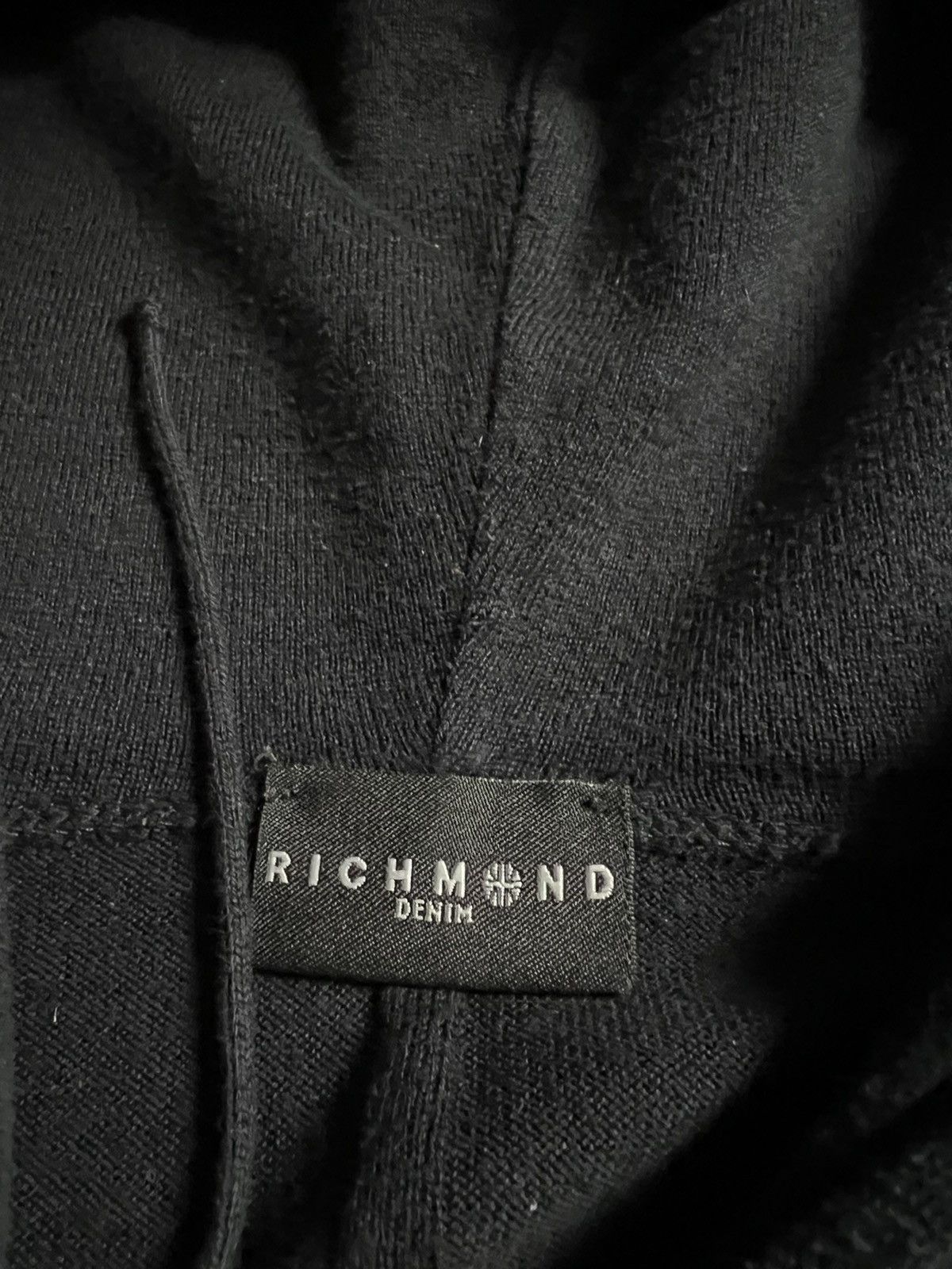 Richmond Denim John Richmond Denim Zipped Up Hoodie Black RARE Size US M / EU 48-50 / 2 - 7 Thumbnail