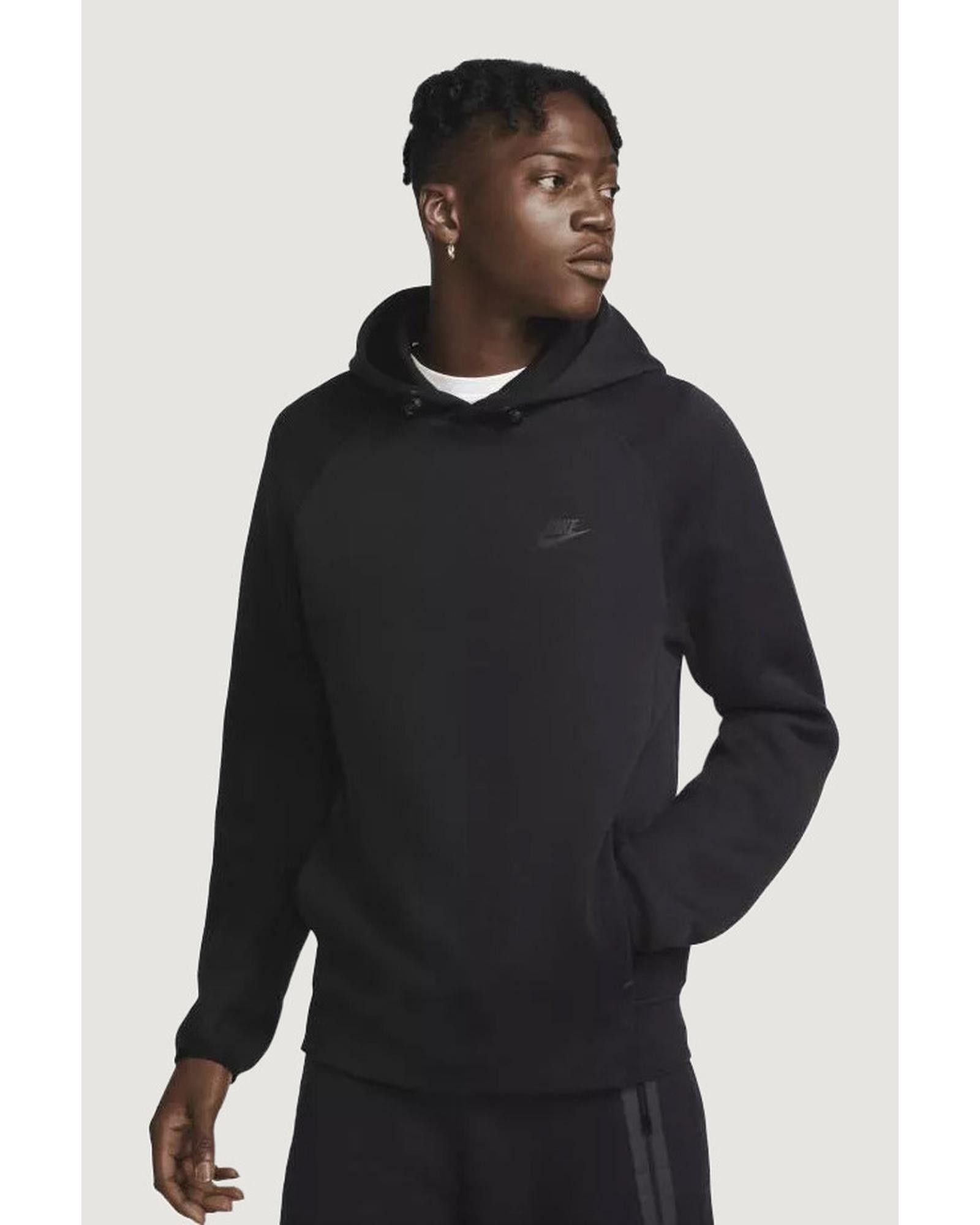 image of Nike Hooded Long Sleeve Sweatshirt in Black, Men's (Size Small)