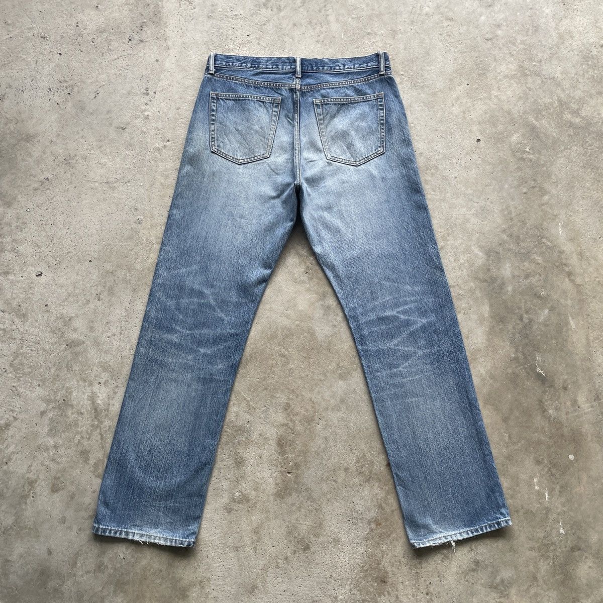 Japanese Brand W33 Vintage Japanese Distressed StoneWash Jeans Faded Pants Size US 33 - 10 Thumbnail