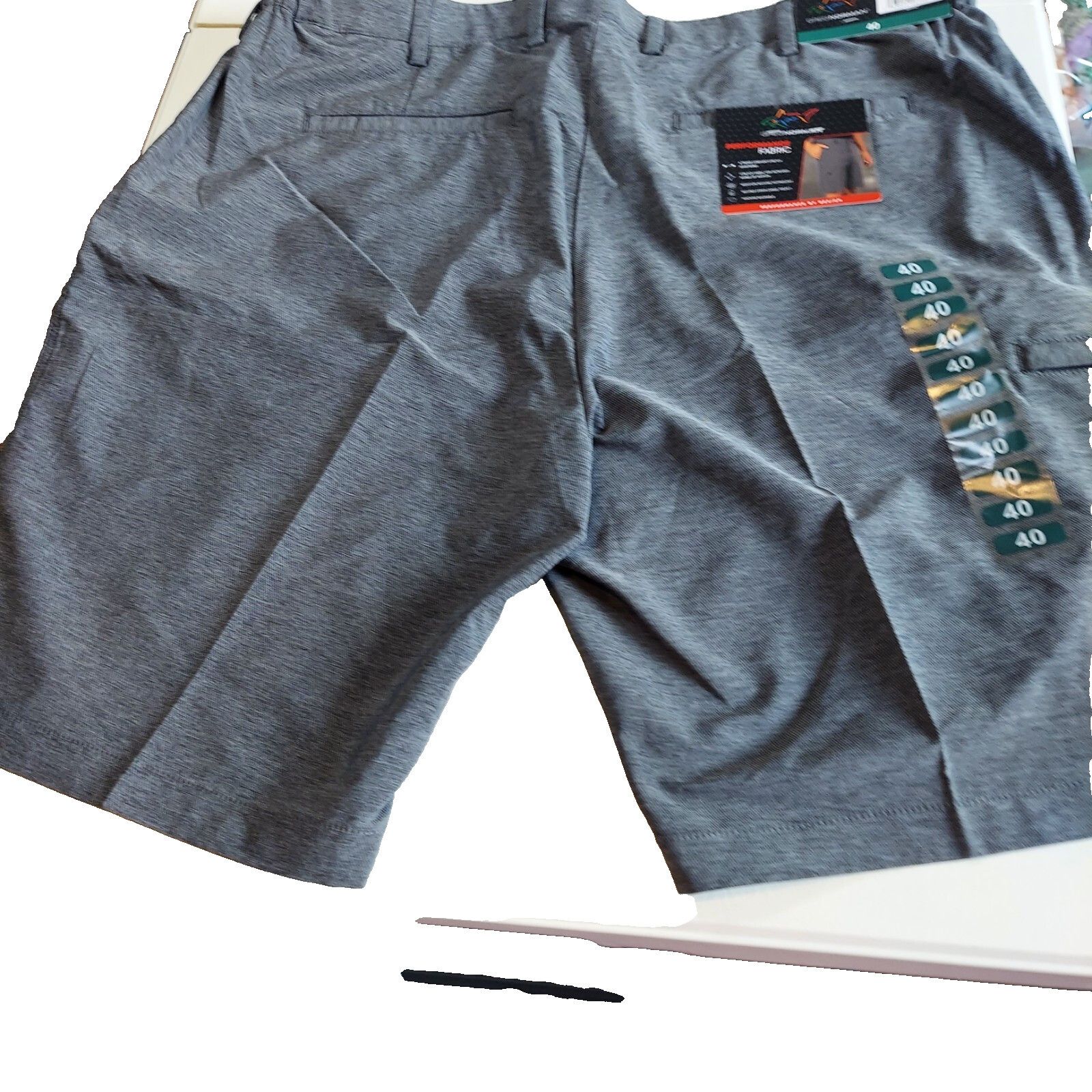 Greg Norman Greg Norman Men's Grey Cargo Golf Shorts Size 40 Size US 40 / EU 56 - 4 Thumbnail