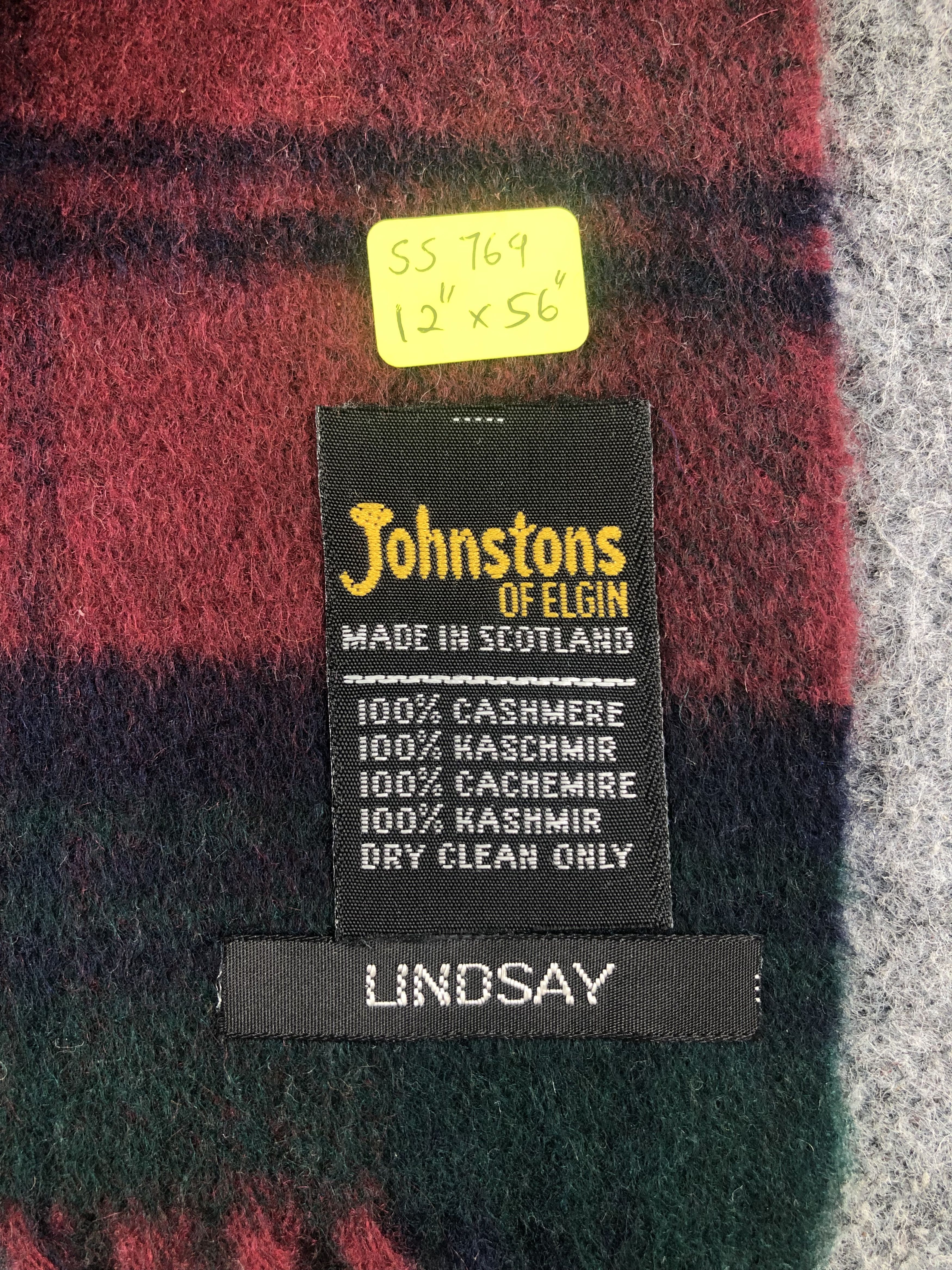 Johnstons Of Elgin Johnstons Of Elgin Cashmere Scarf / Muffler / Neckwear Size ONE SIZE - 5 Thumbnail