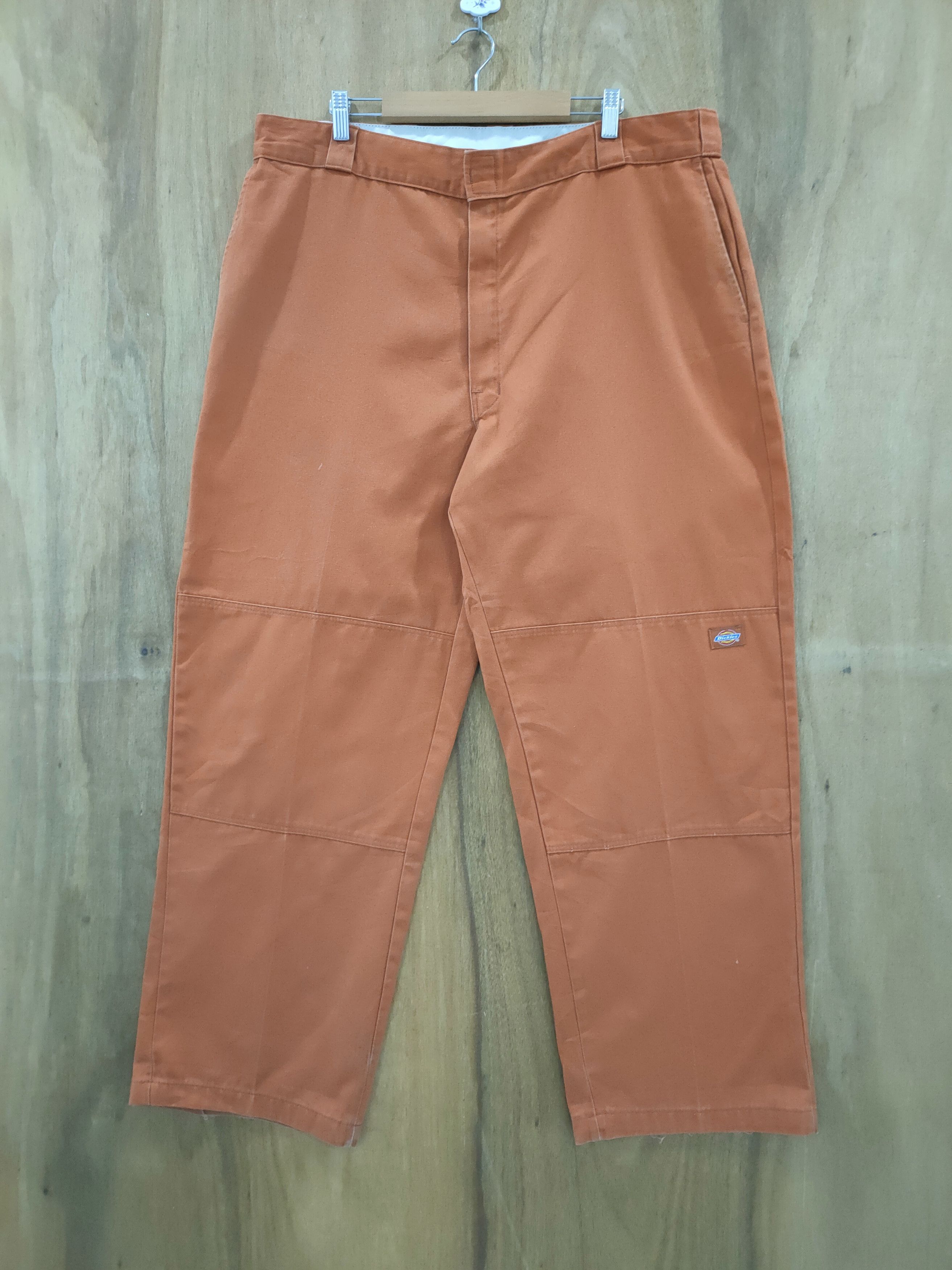 Dickies W40 × 32 DICKIES DARK ORANGE DOUBLE KNEE CARGO PANTS Size US 40 / EU 56 - 1 Thumbnail