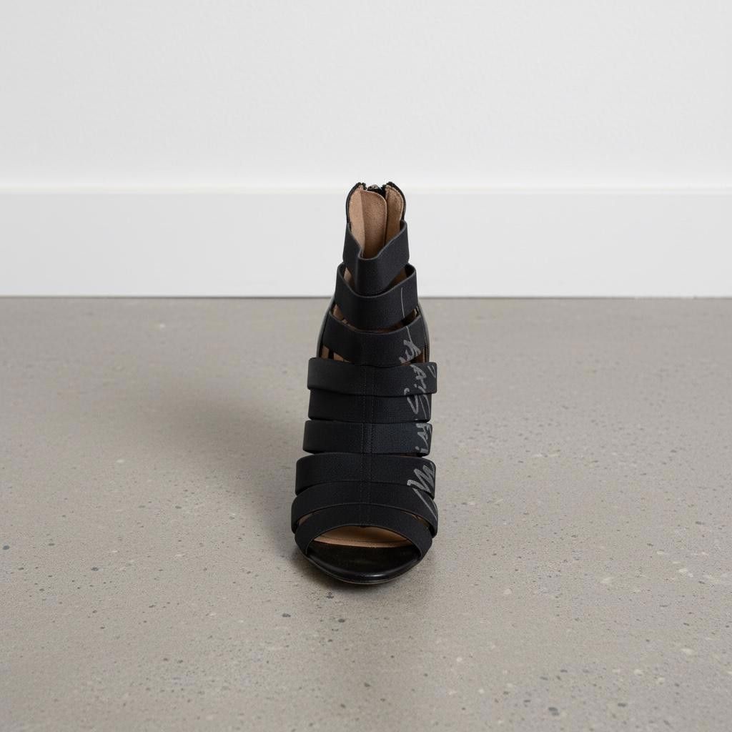 Miss Sixty The Miss Sixty Wedge Heel Leather Shoes Size US 5.5 / IT 35.5 - 3 Thumbnail