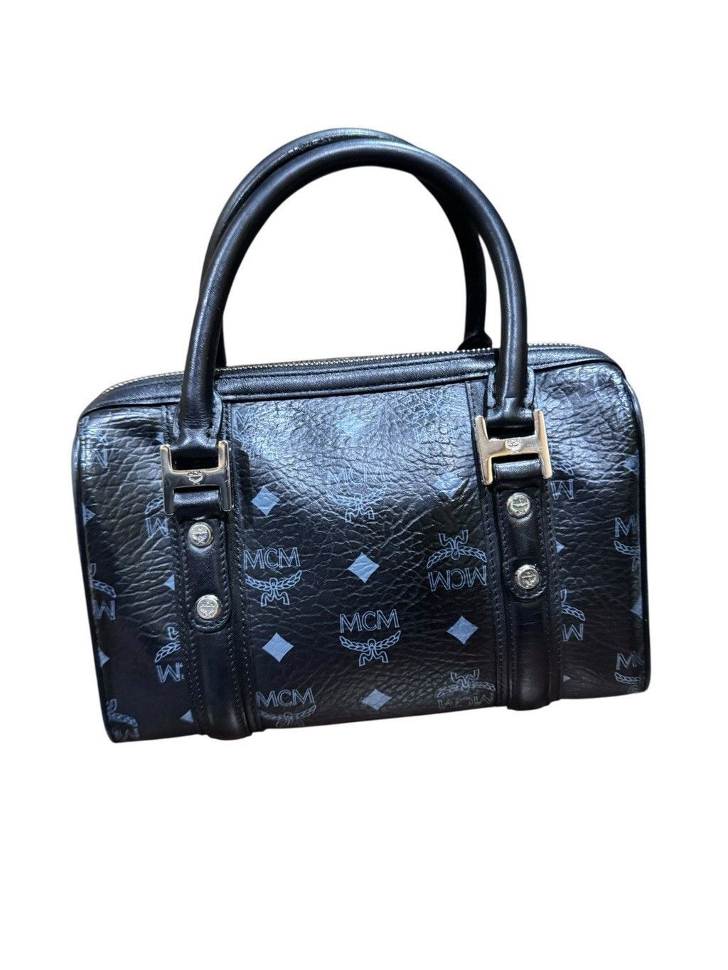 MCM MCM Visetos Black Boston Satchel Size ONE SIZE - 3 Thumbnail