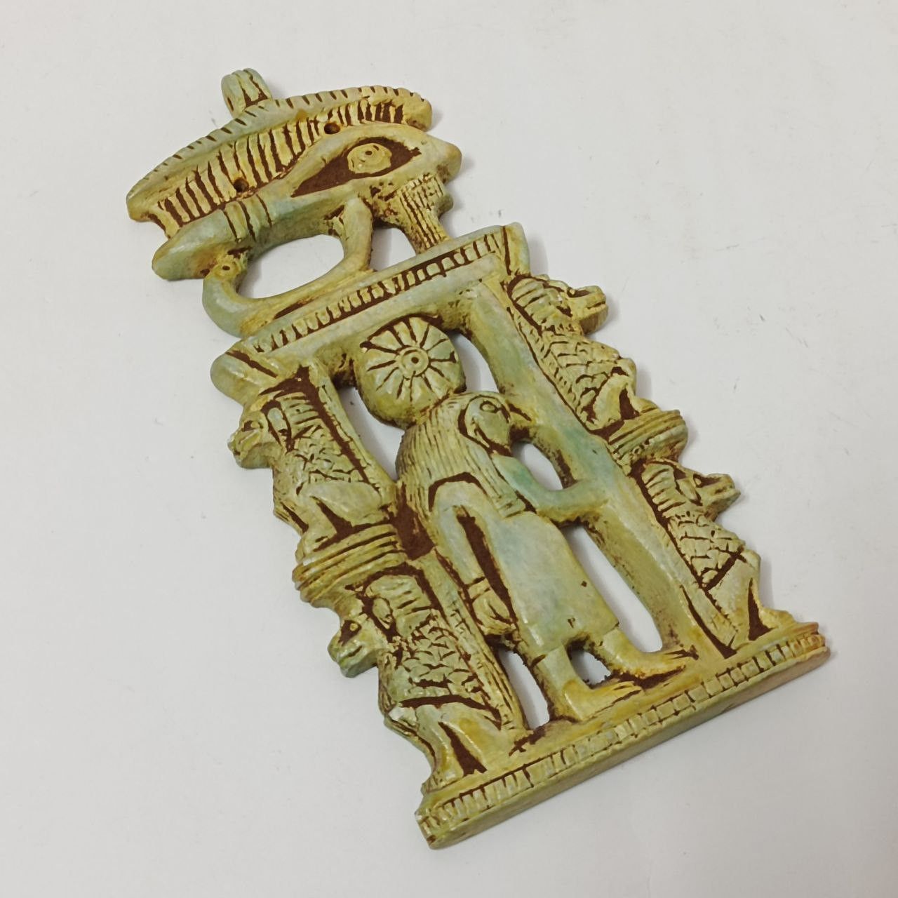 Handmade Ancient Egyptian Art – Horus Eye – Falcon – Antique Size ONE SIZE - 7 Thumbnail